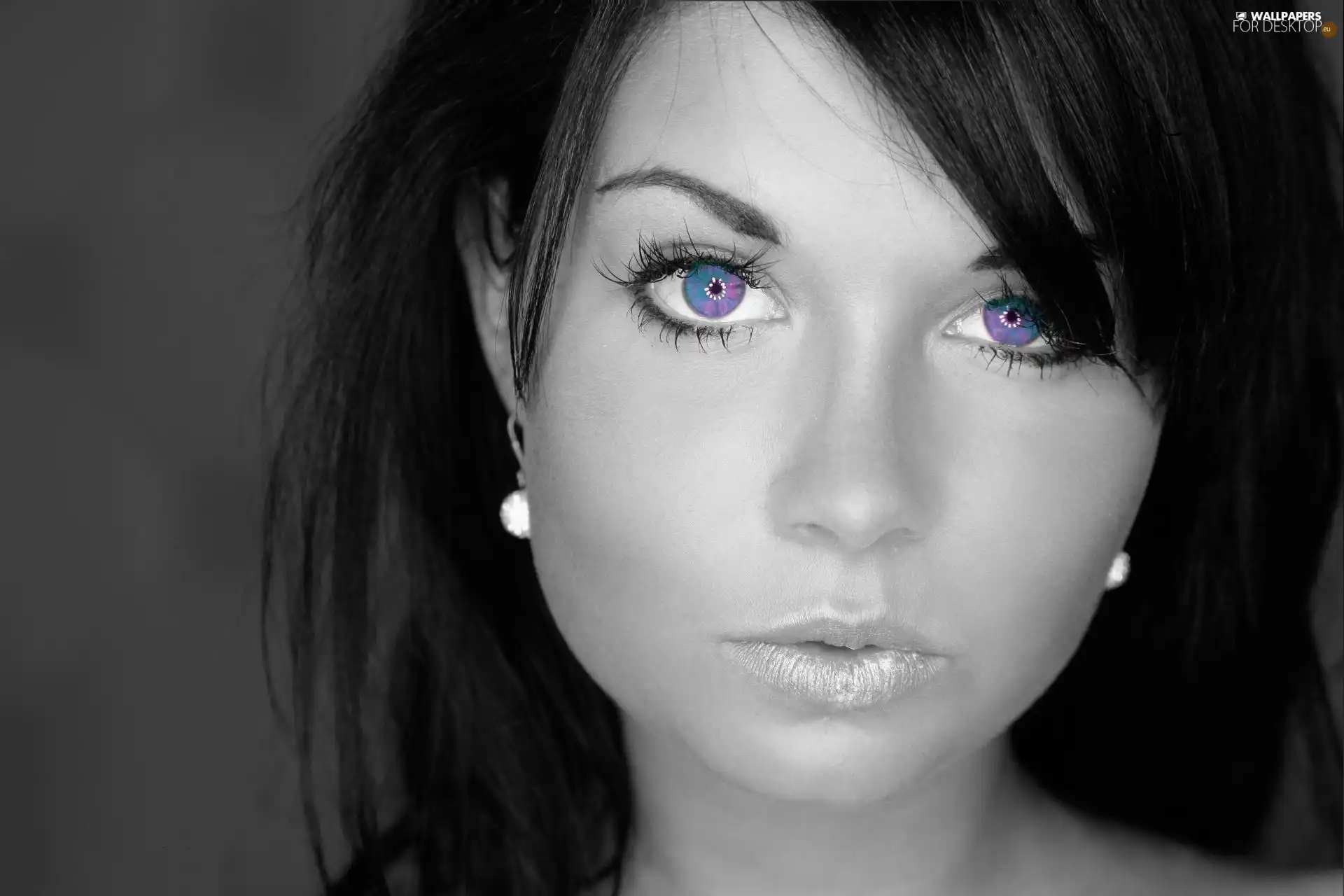 color, Eyes, The look, beatyfull, brunette