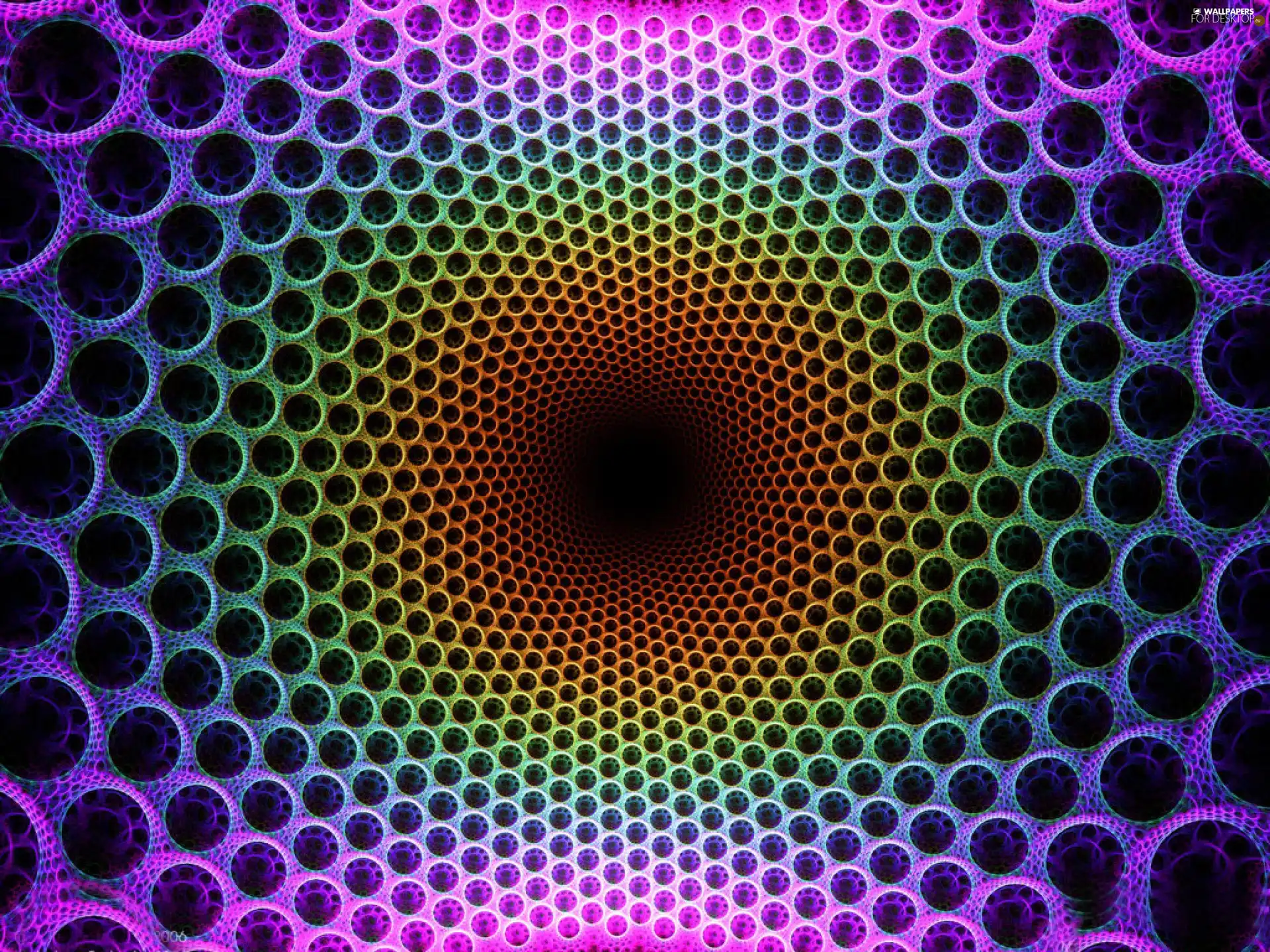 mesmerizing, holes, colors, circle