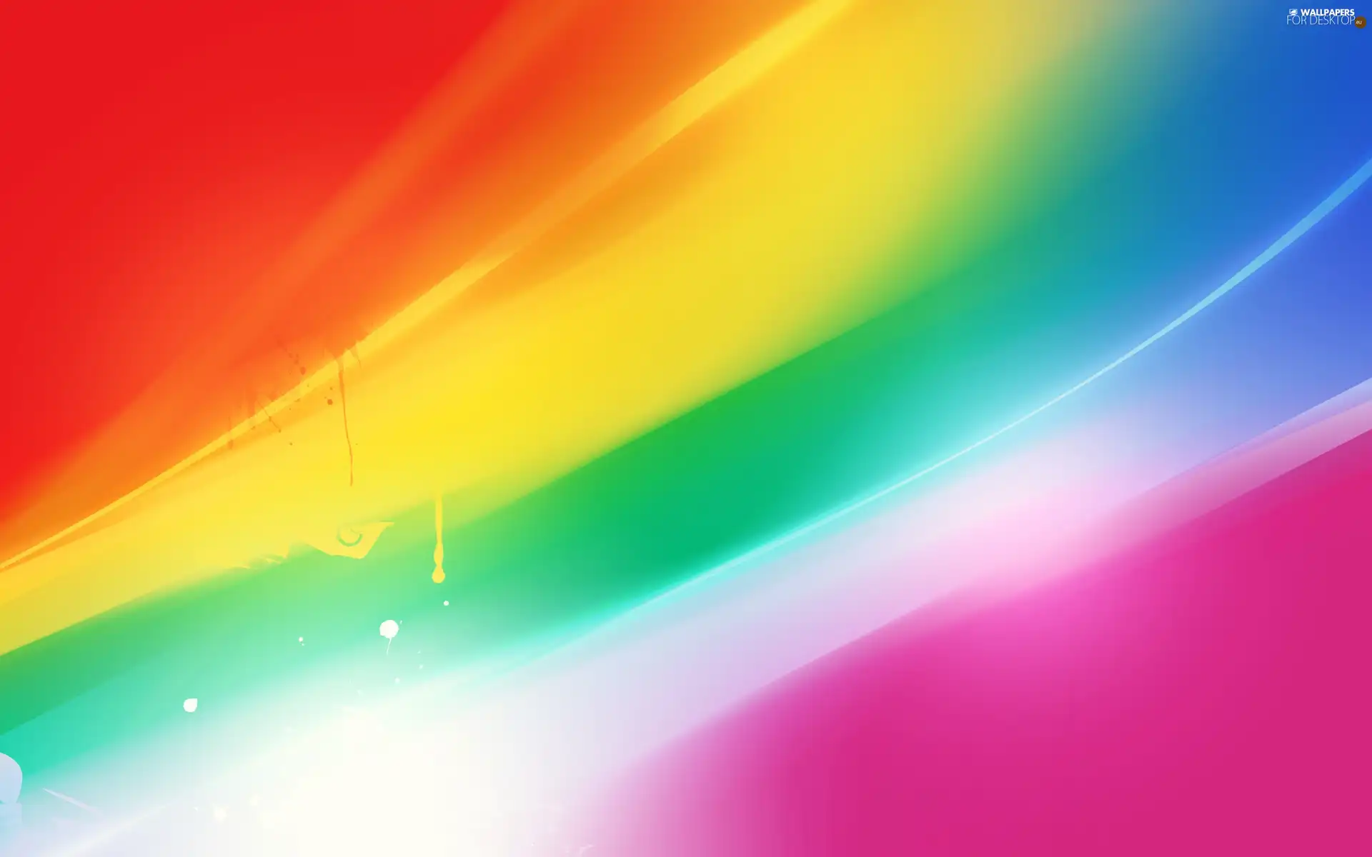 Colours, dripping, rainbow