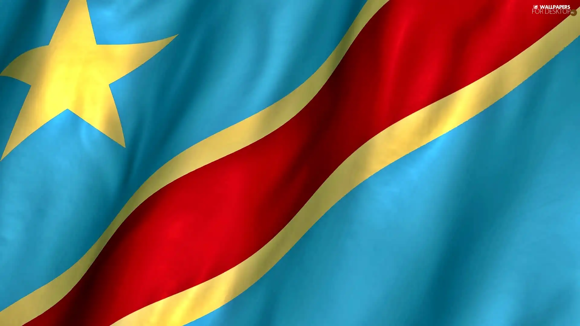 flag, Republic, Congo, Democratic