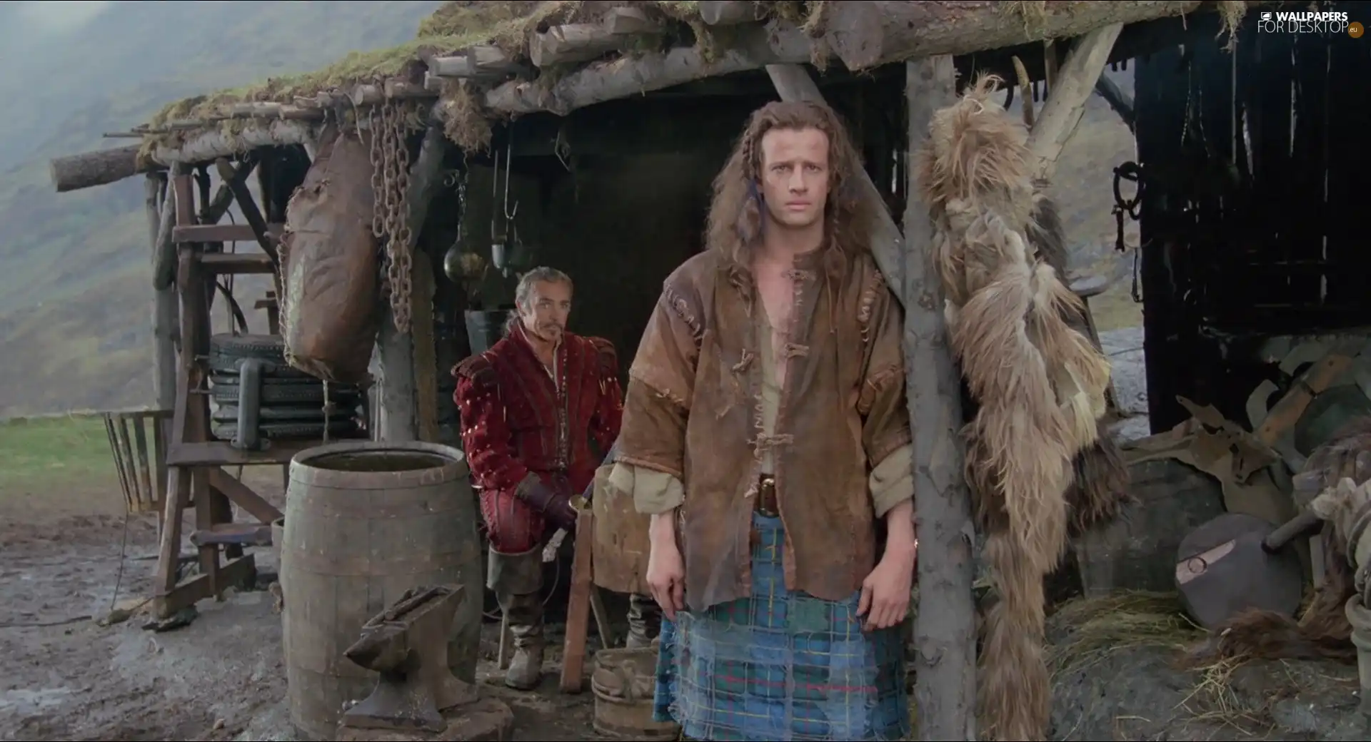 hut, Christopher Lambert, Connor MacLeod