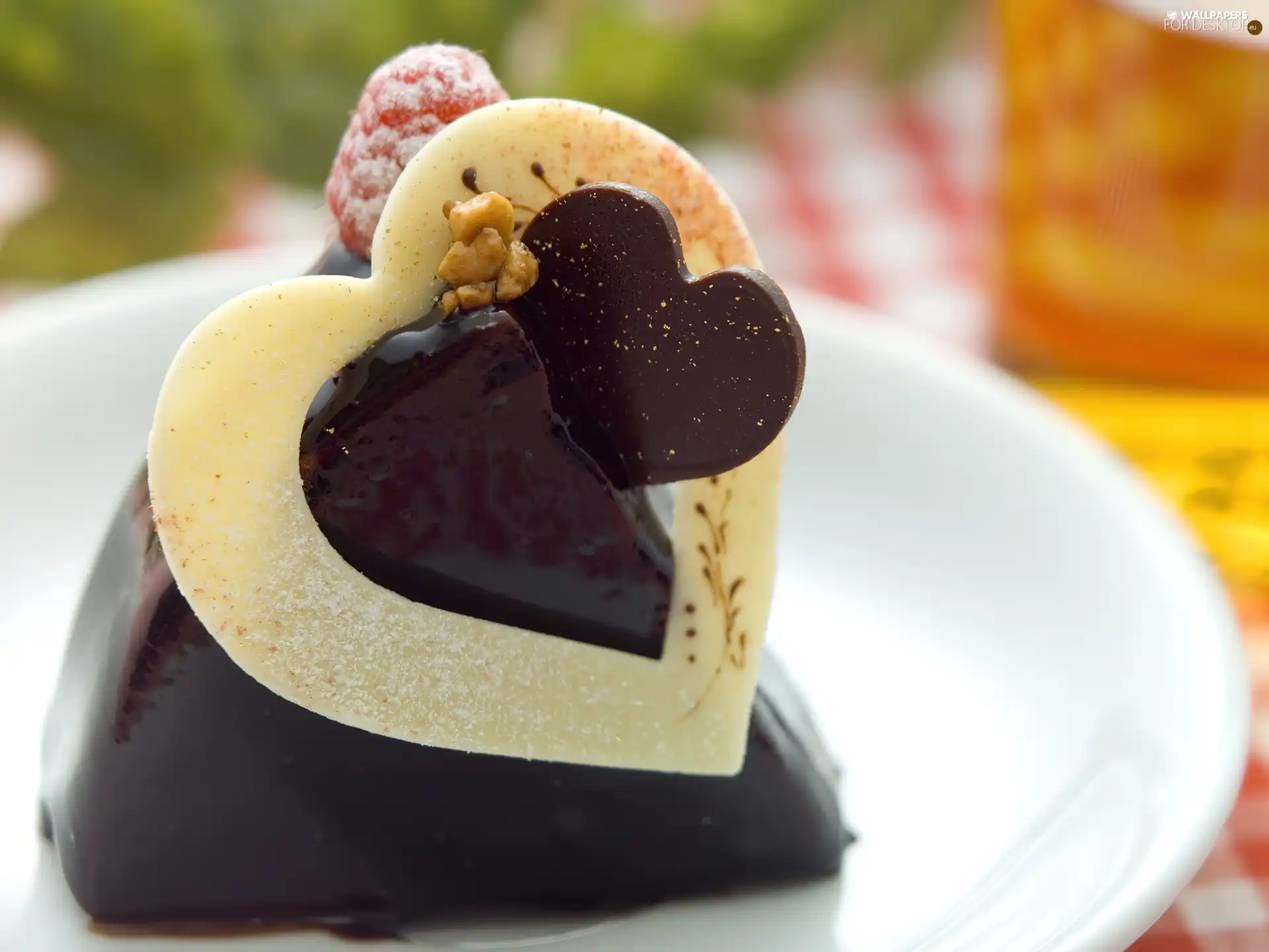 plate, Heart teddybear, cook