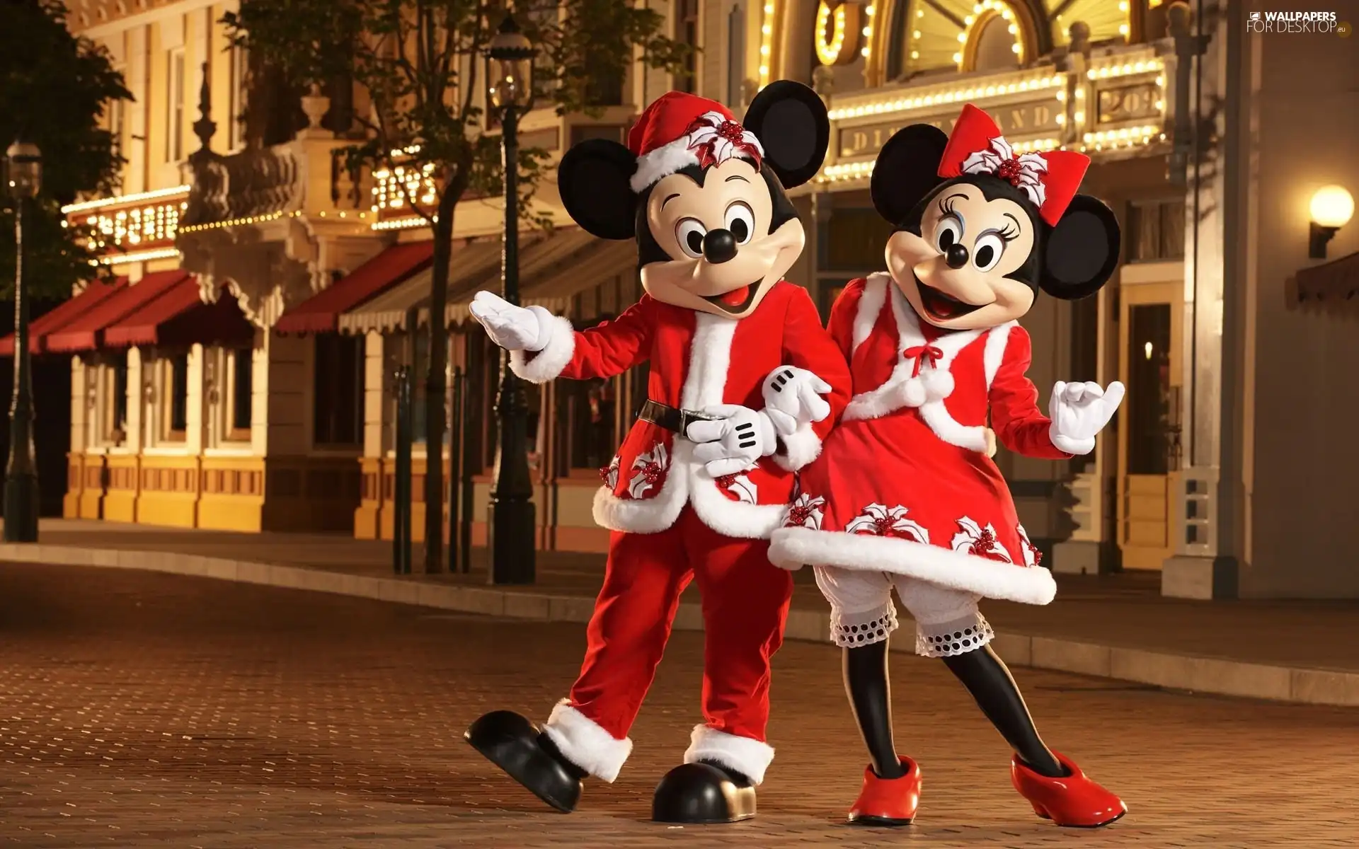mouse, Christmas, costumes, Miki