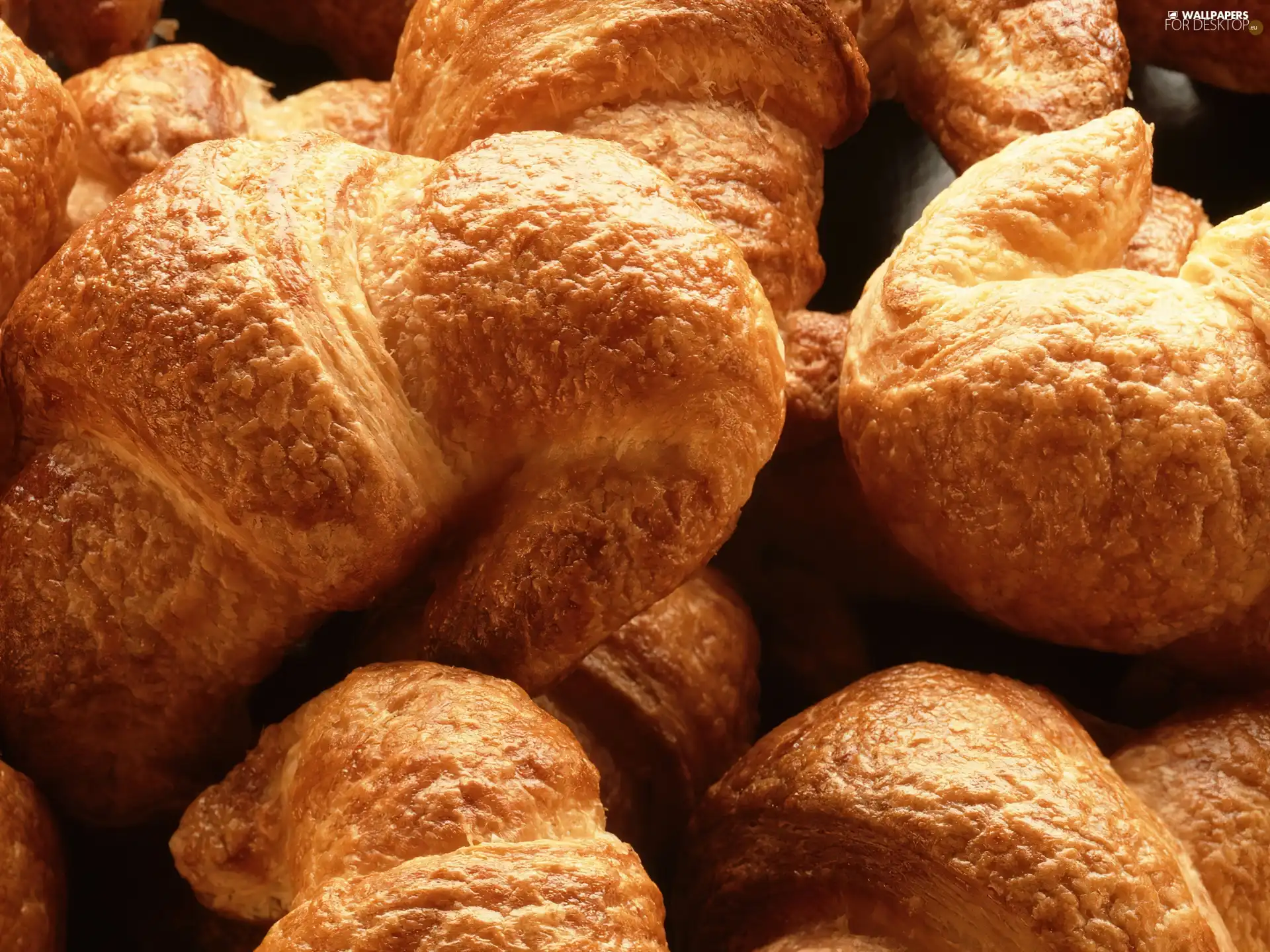 croissants, crisp, tasty