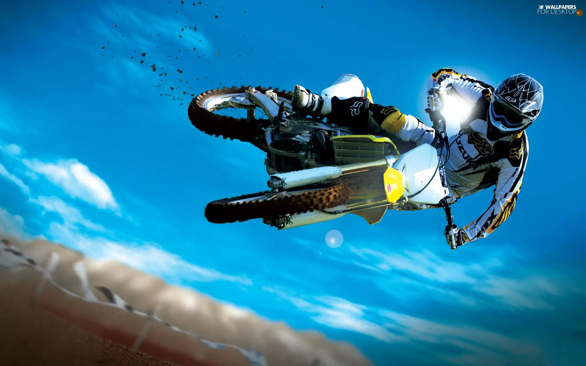 aerobatics, motor-bike, Cross