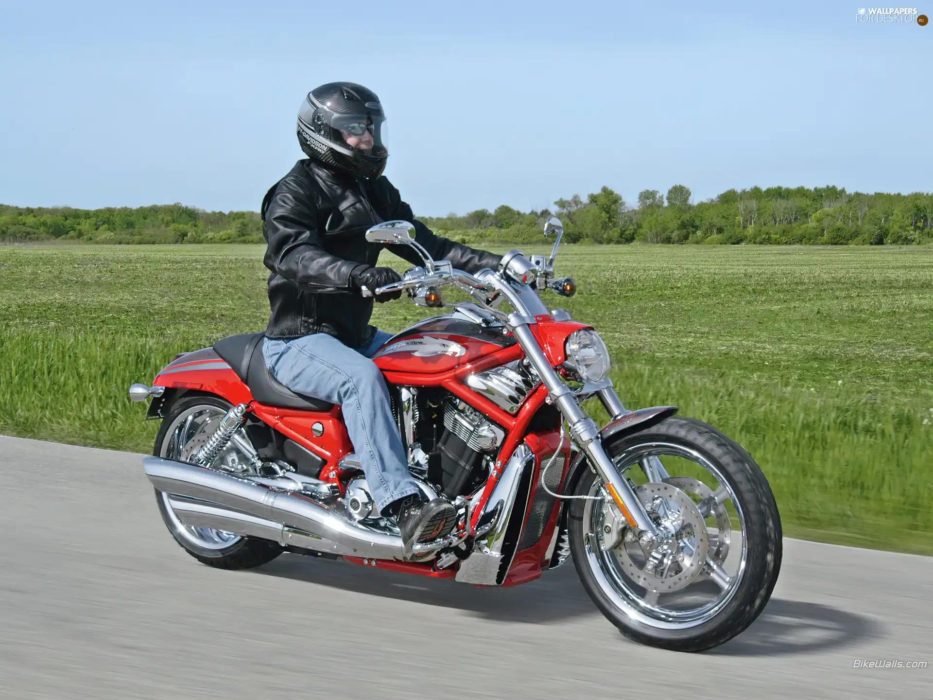 Harley Davidson Screamin Eagle, Red, Cruiser