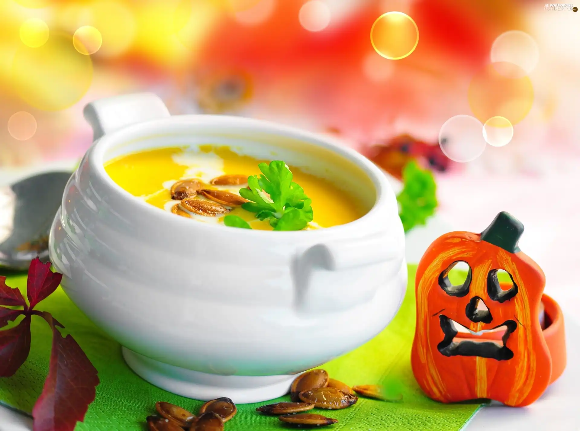 dinner, soup, pumpkin