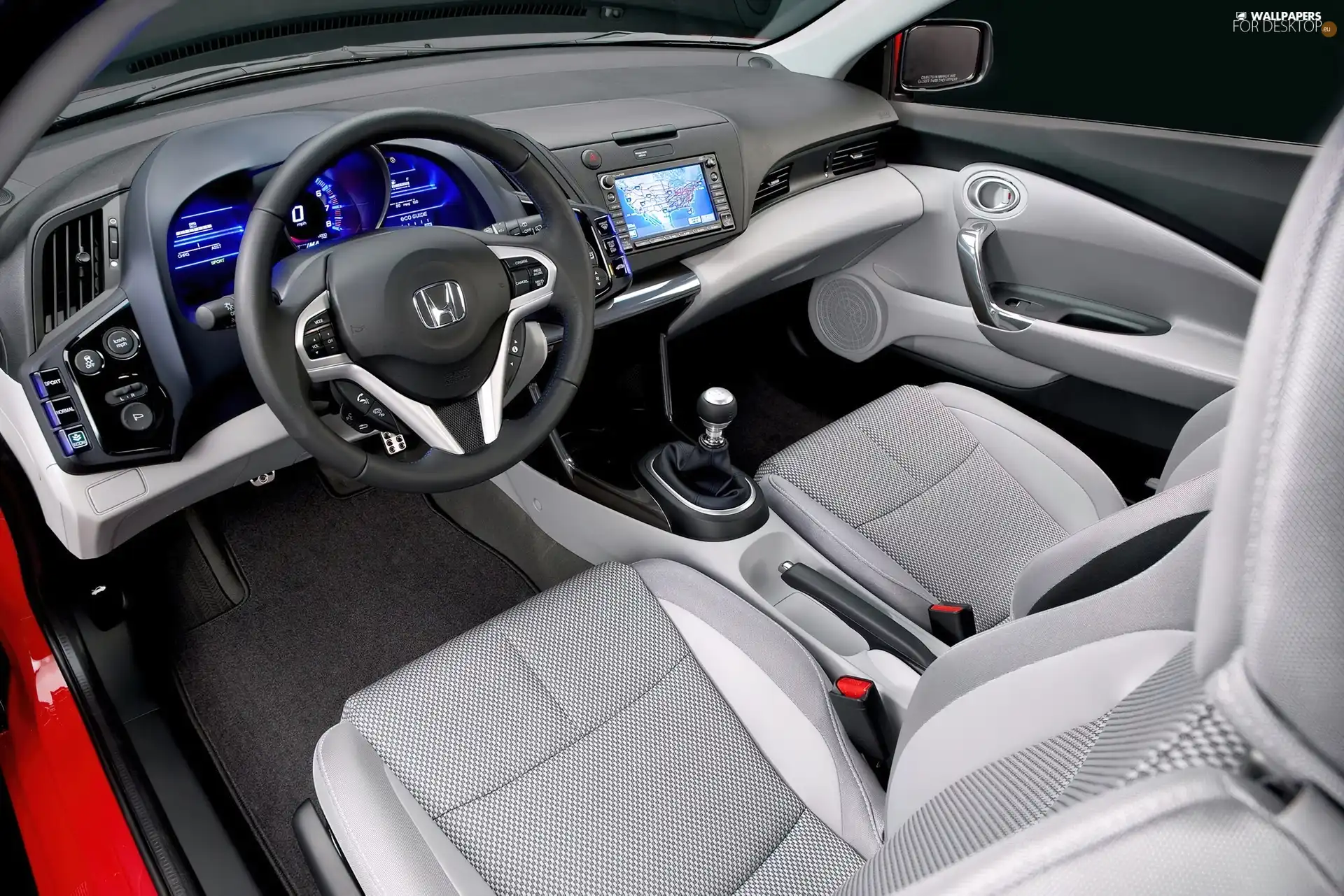 Honda CR-Z, Armchair, driver, Navigation