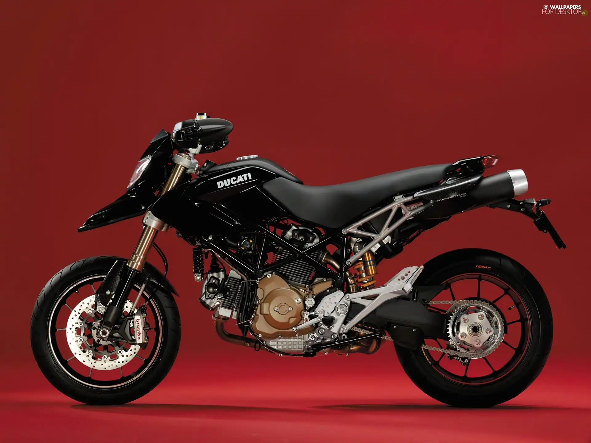 Black, Ducati Hypermotard 1100