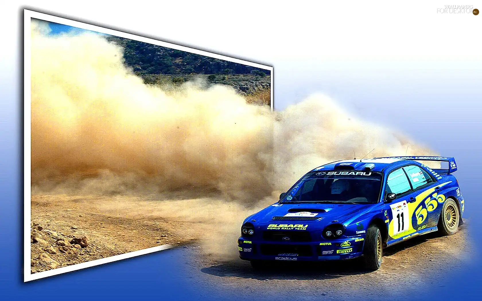 4d, motor car, dust