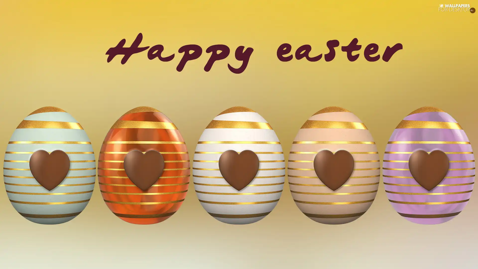 Easter, eggs, heart