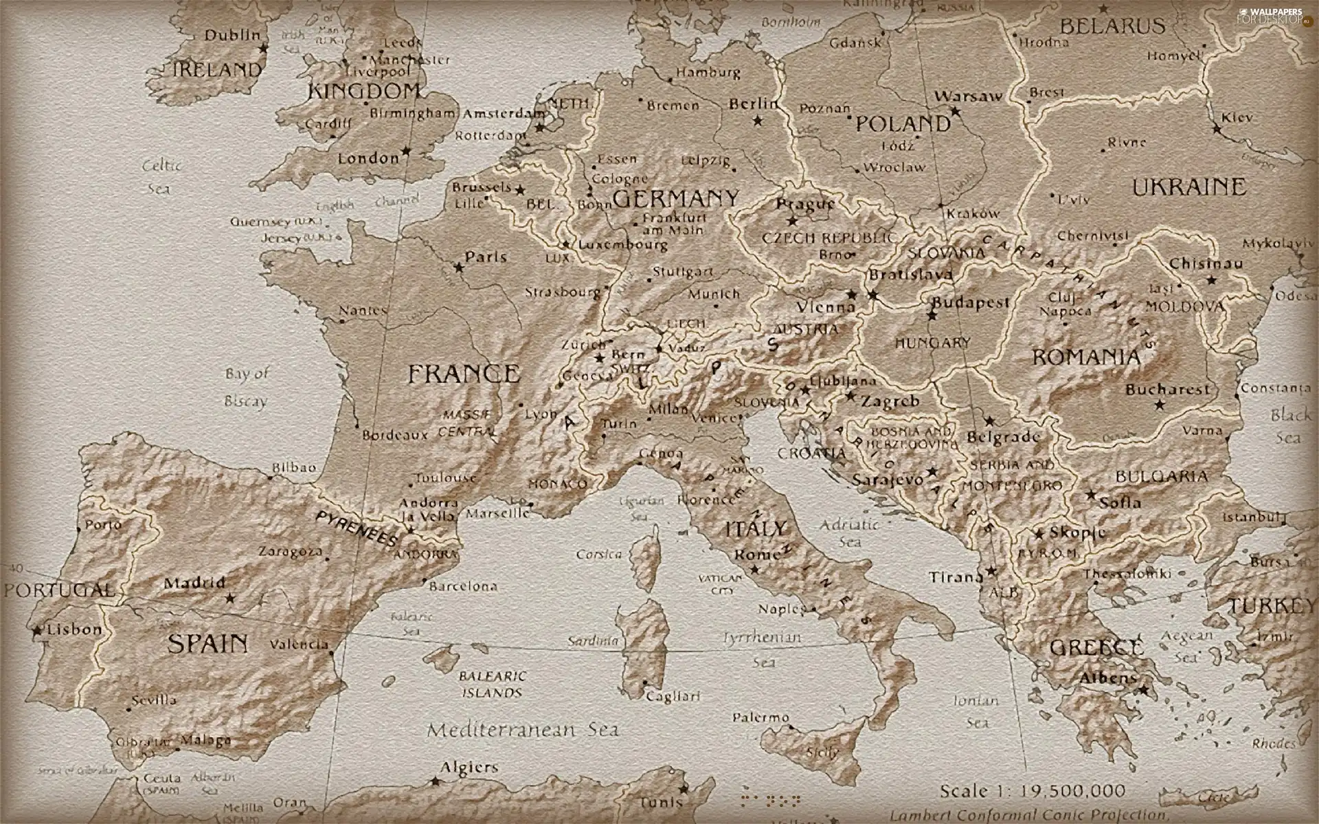 Map, Europe