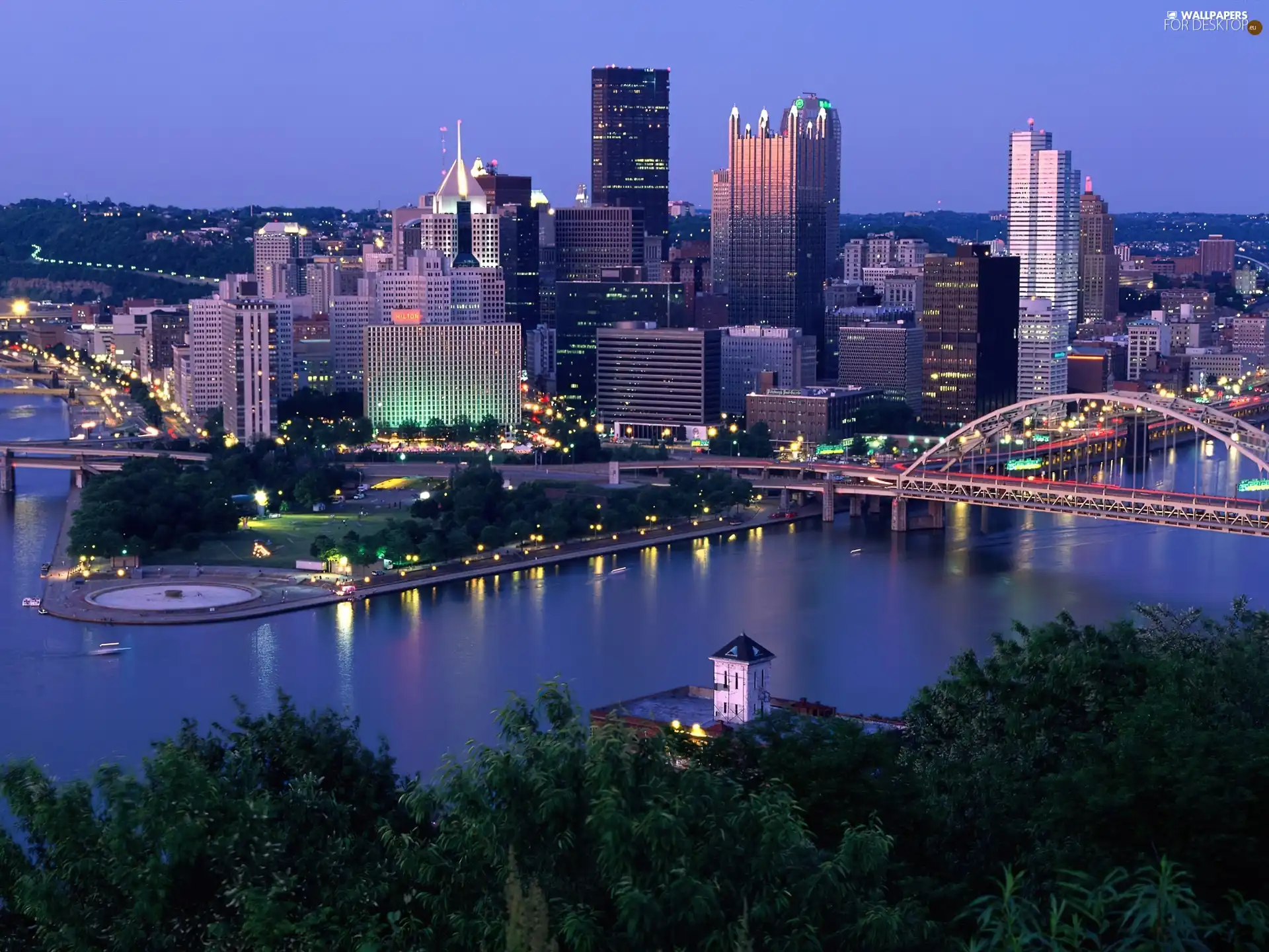 Pittsburgh, The United States, evening, Pennsylvania
