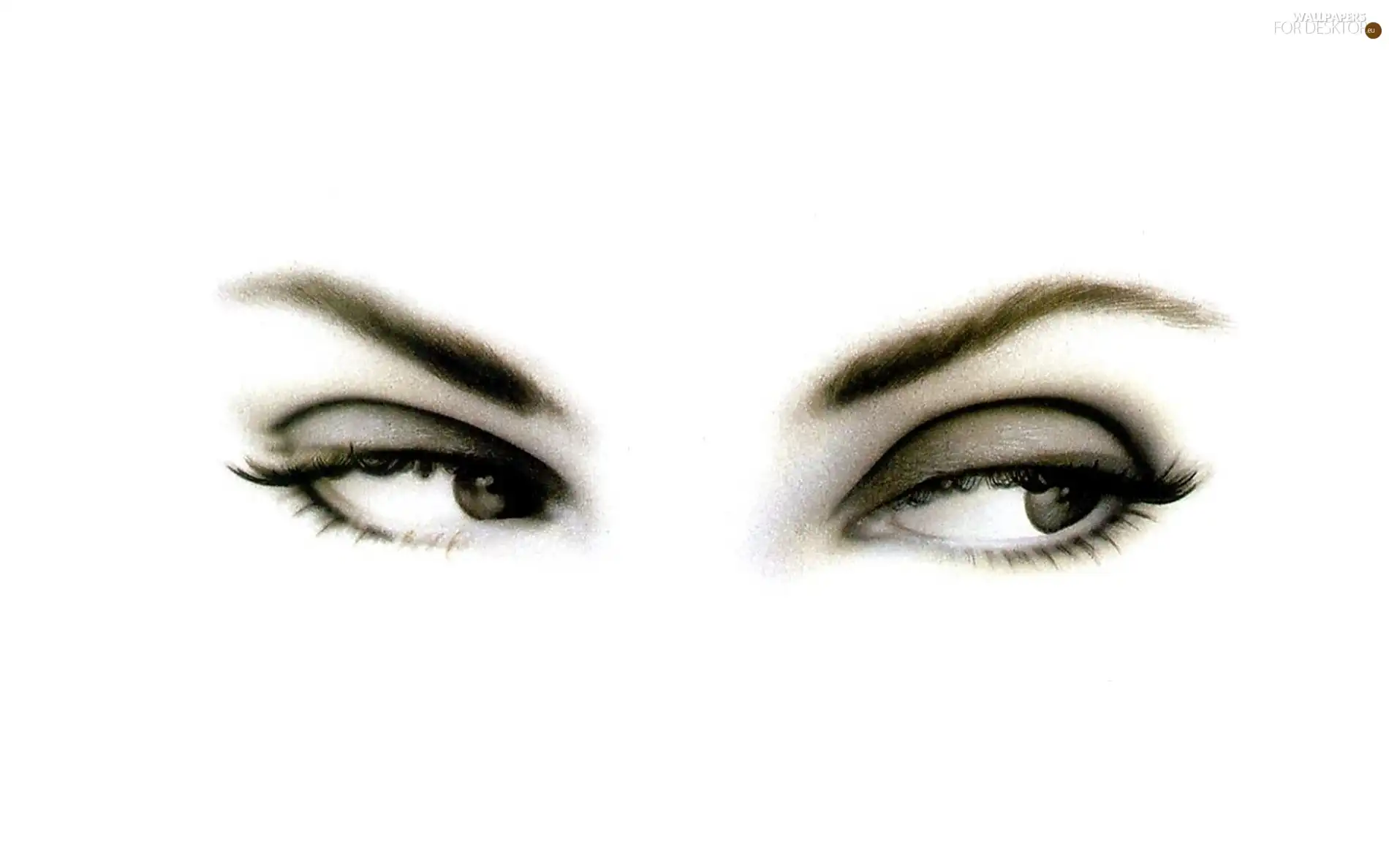 eyebrows, Women, Eyes