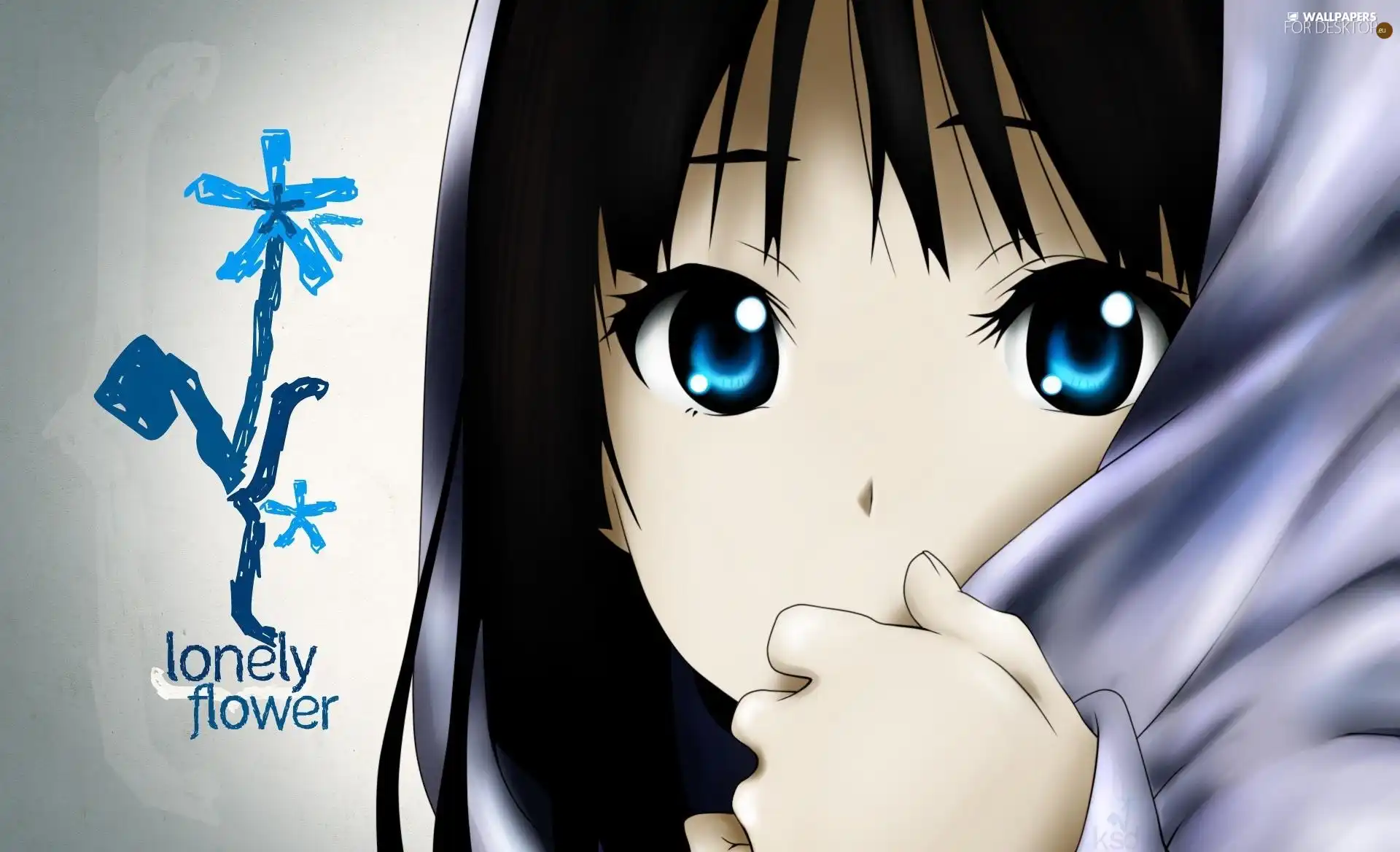 Eyes, girl, Blue
