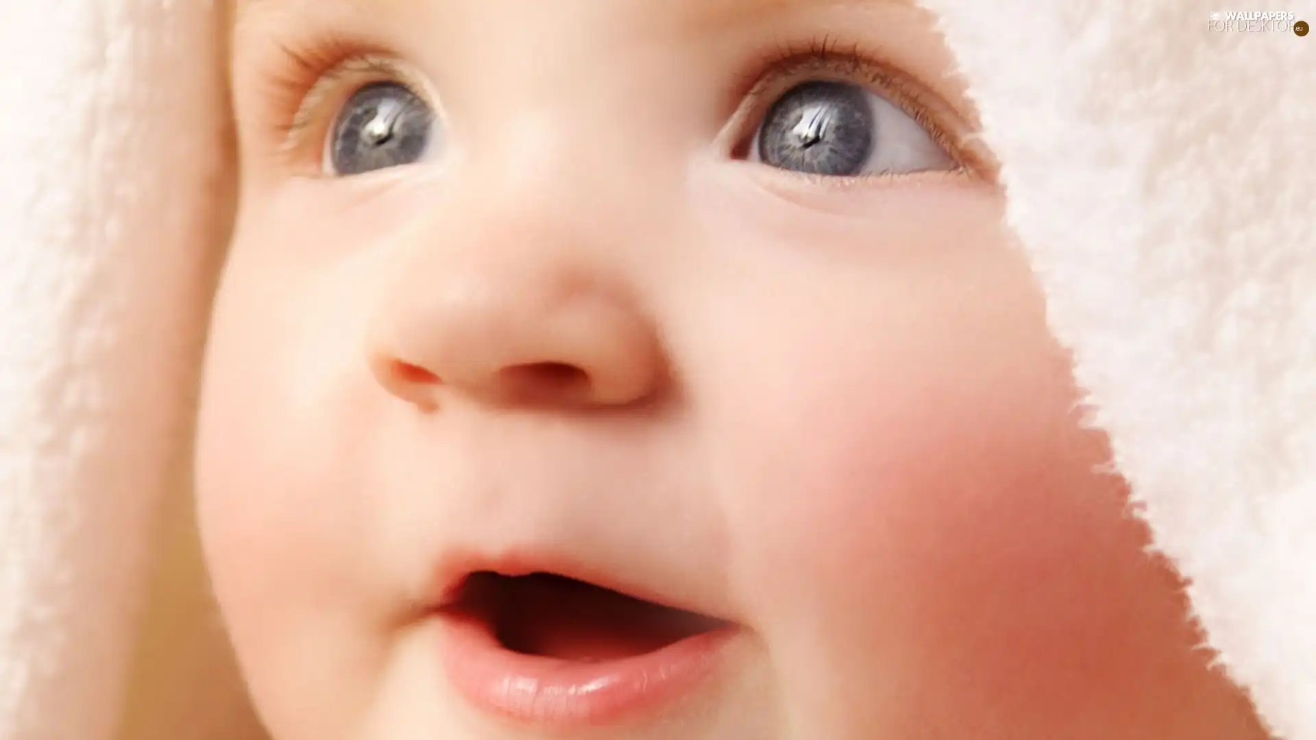 face, Grey, Eyes, child-