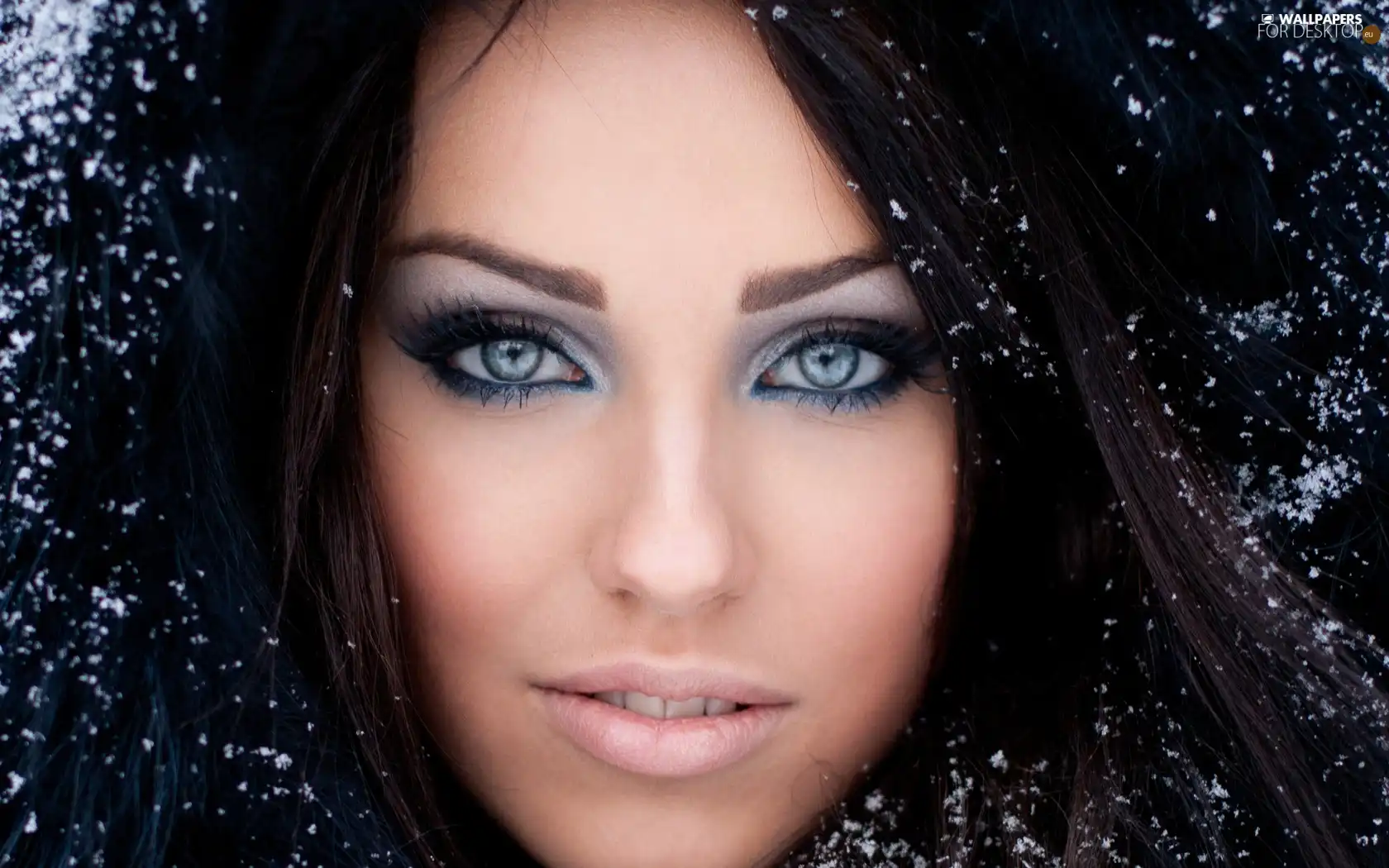 Women, beatyfull, Eyes, make-up