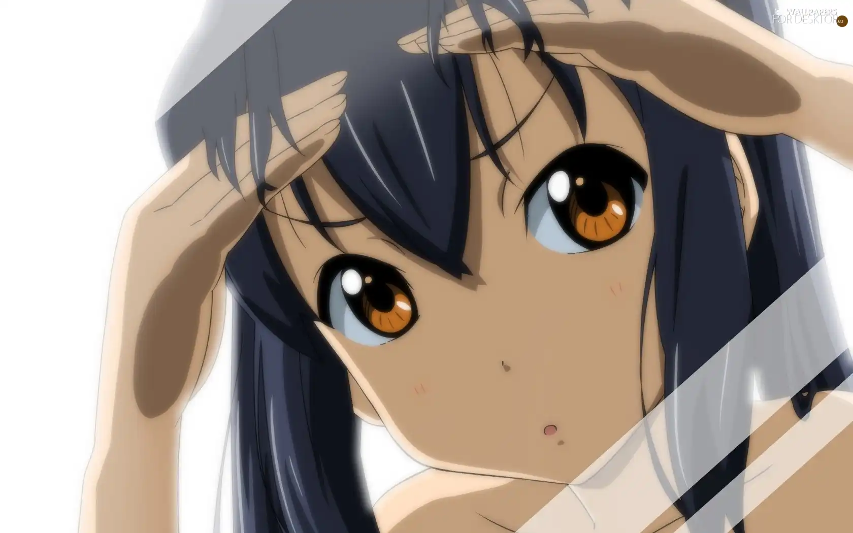 K-ON!, girl, Eyes, Glass