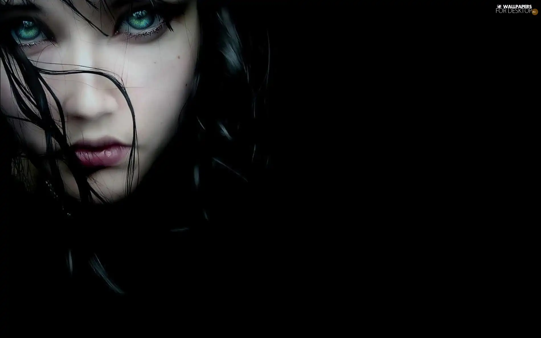 Eyes, face, Terrified