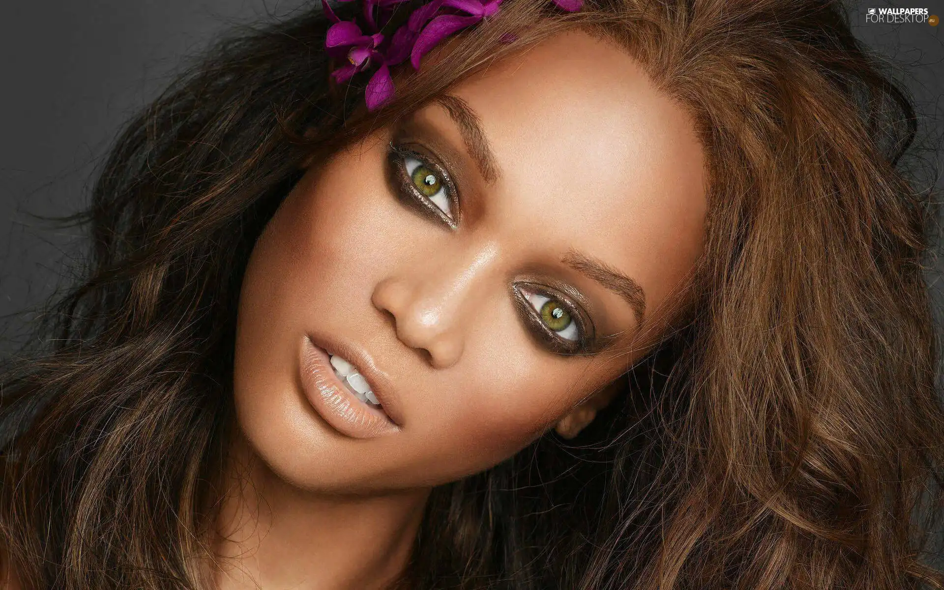 model, Tyra Banks, face