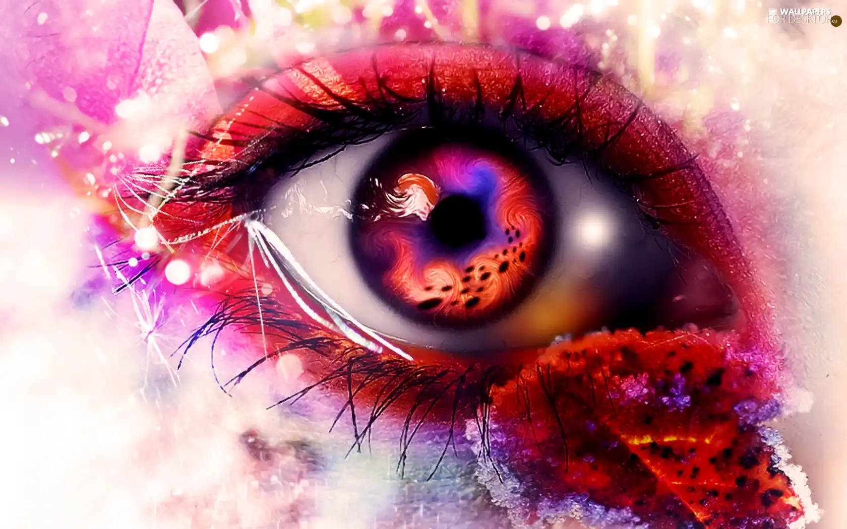 fantasy, color, eye