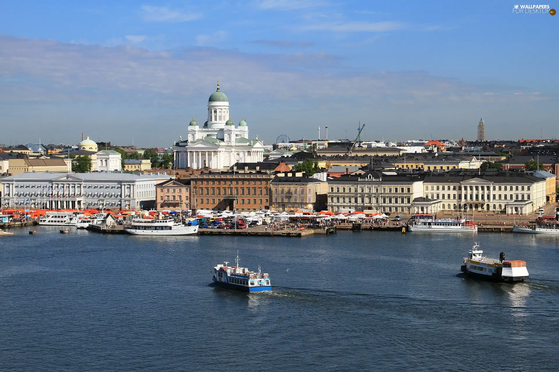 panorama, Helsinki, Finland, town