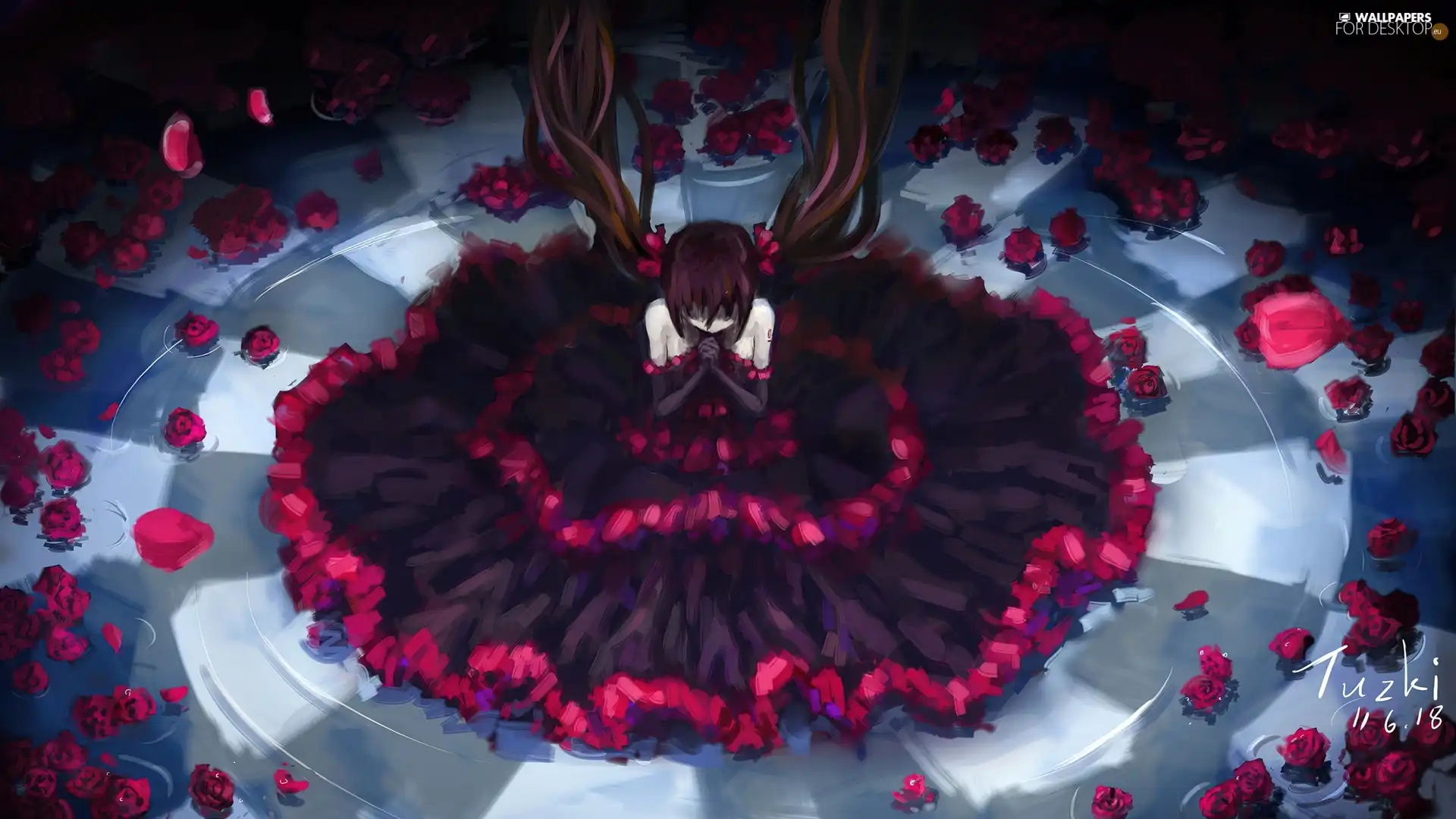 rouge, Zetsune Miku, flakes