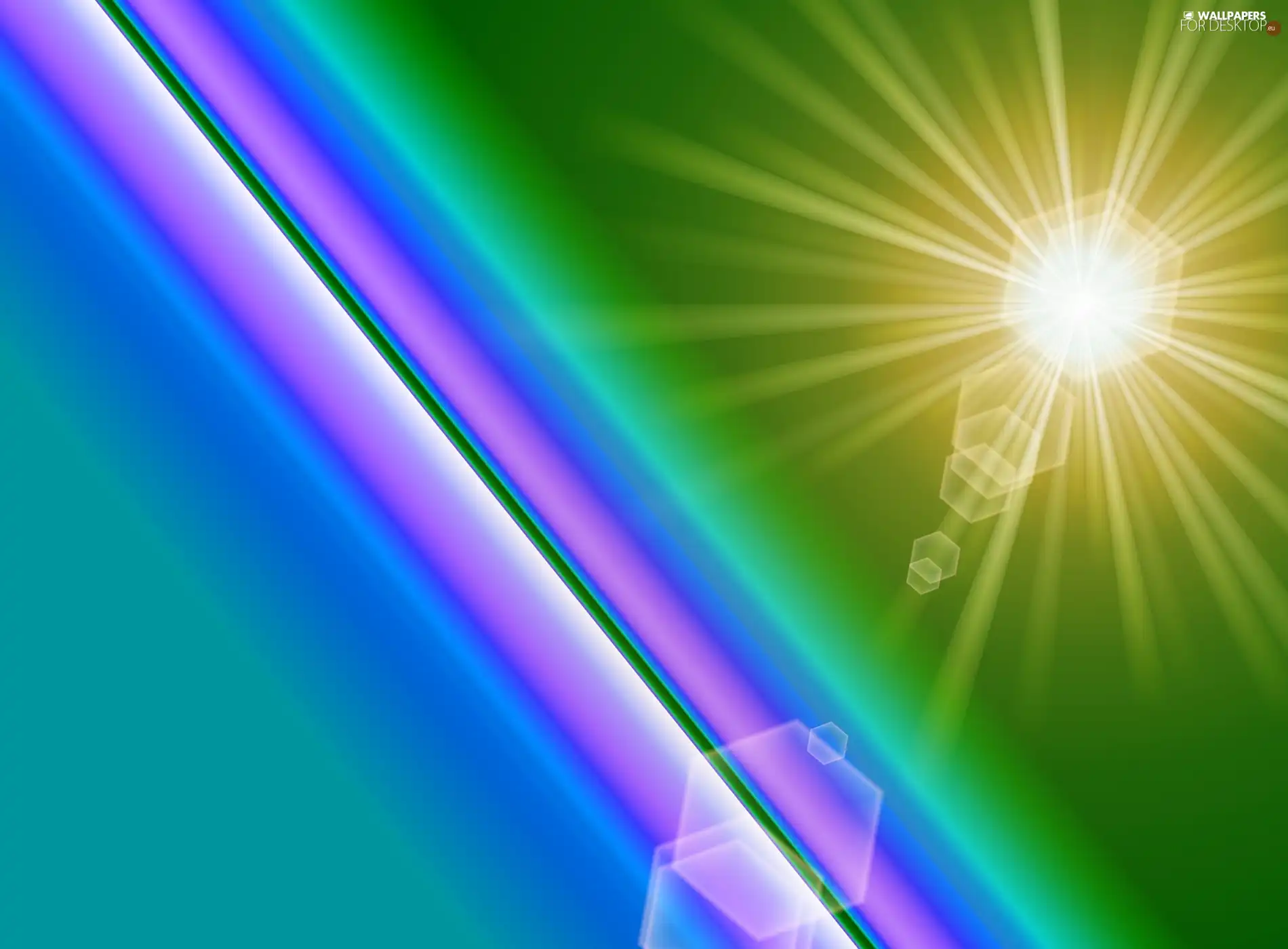 sun, color, luminosity, ligh, abstraction, flash, lines