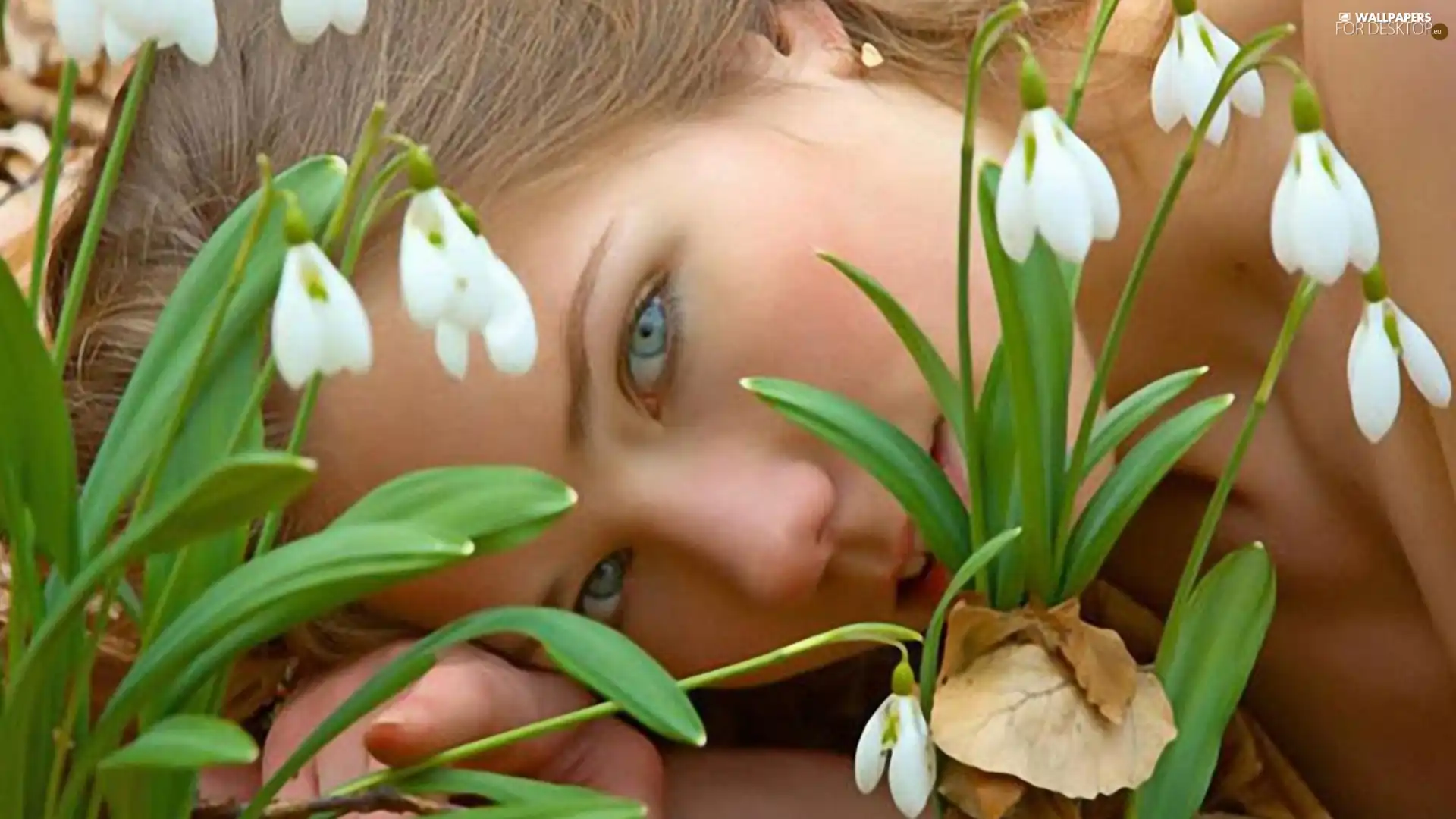 Women, Flowers