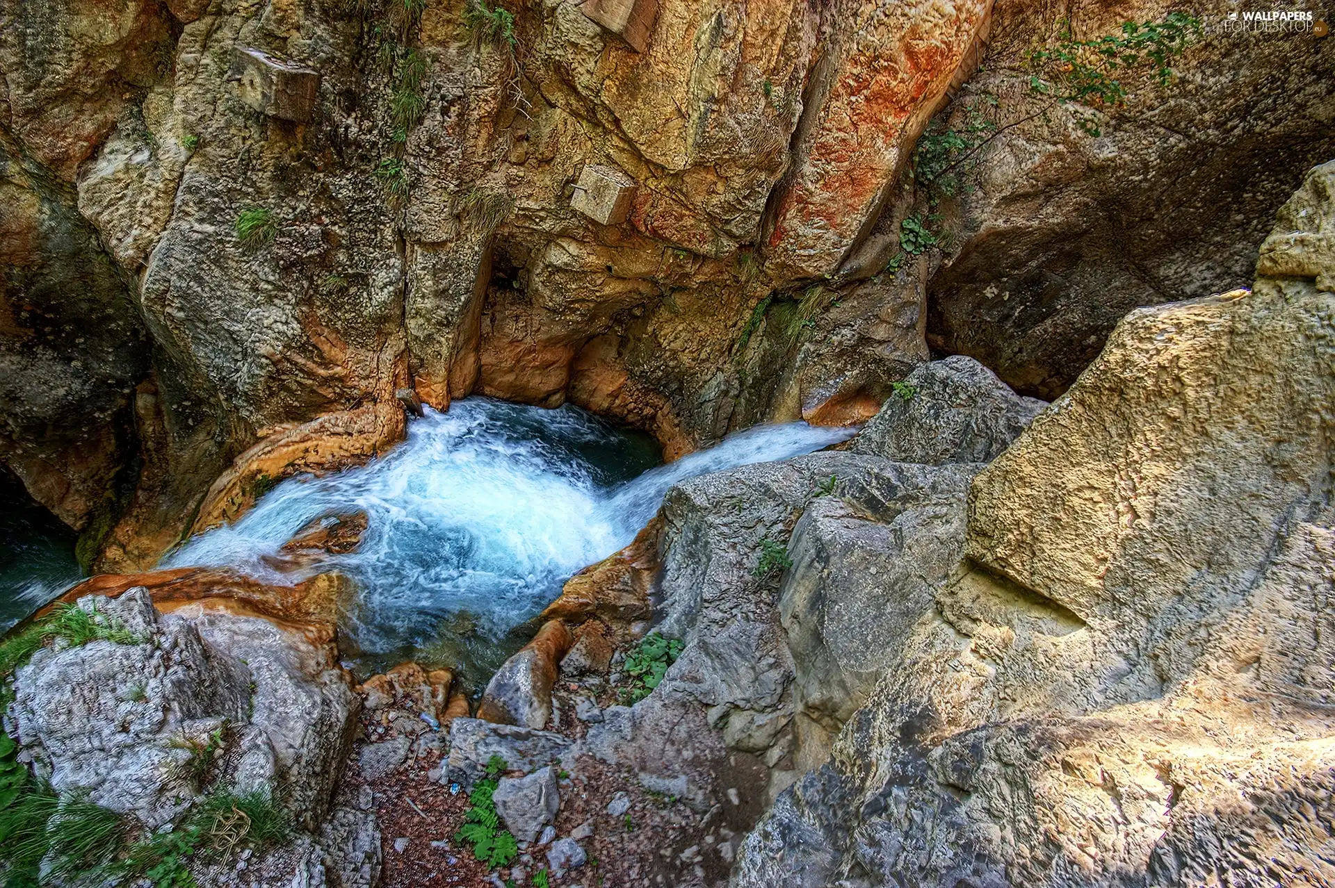 flux, rocks, water