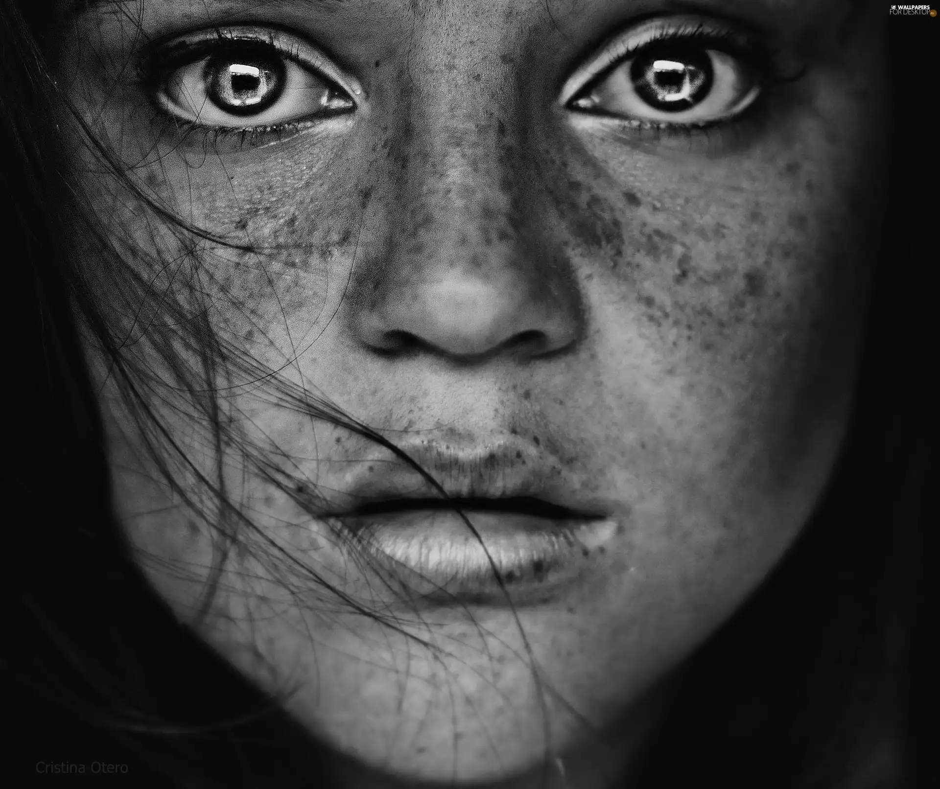 freckles, Women, face
