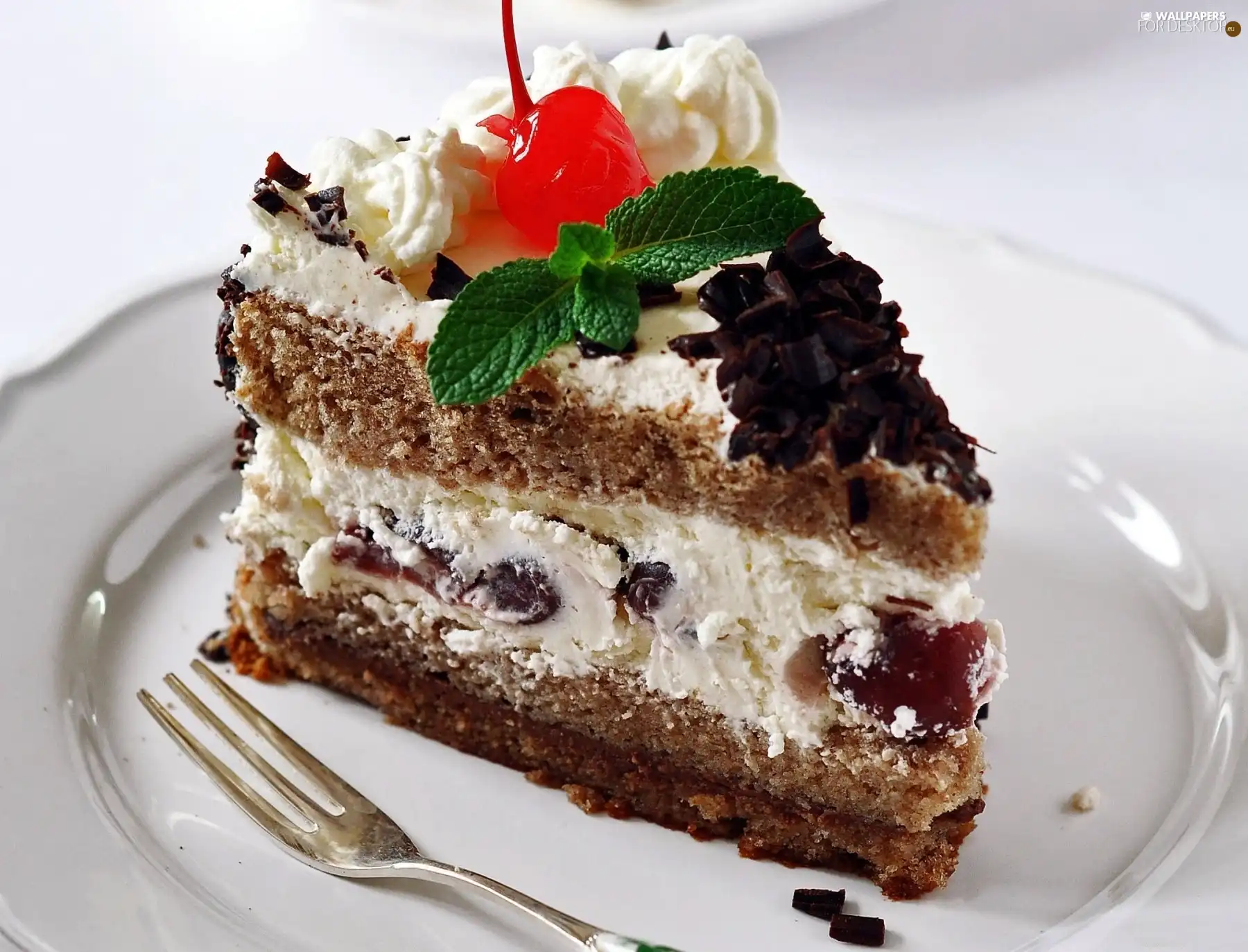 cake, fruit
