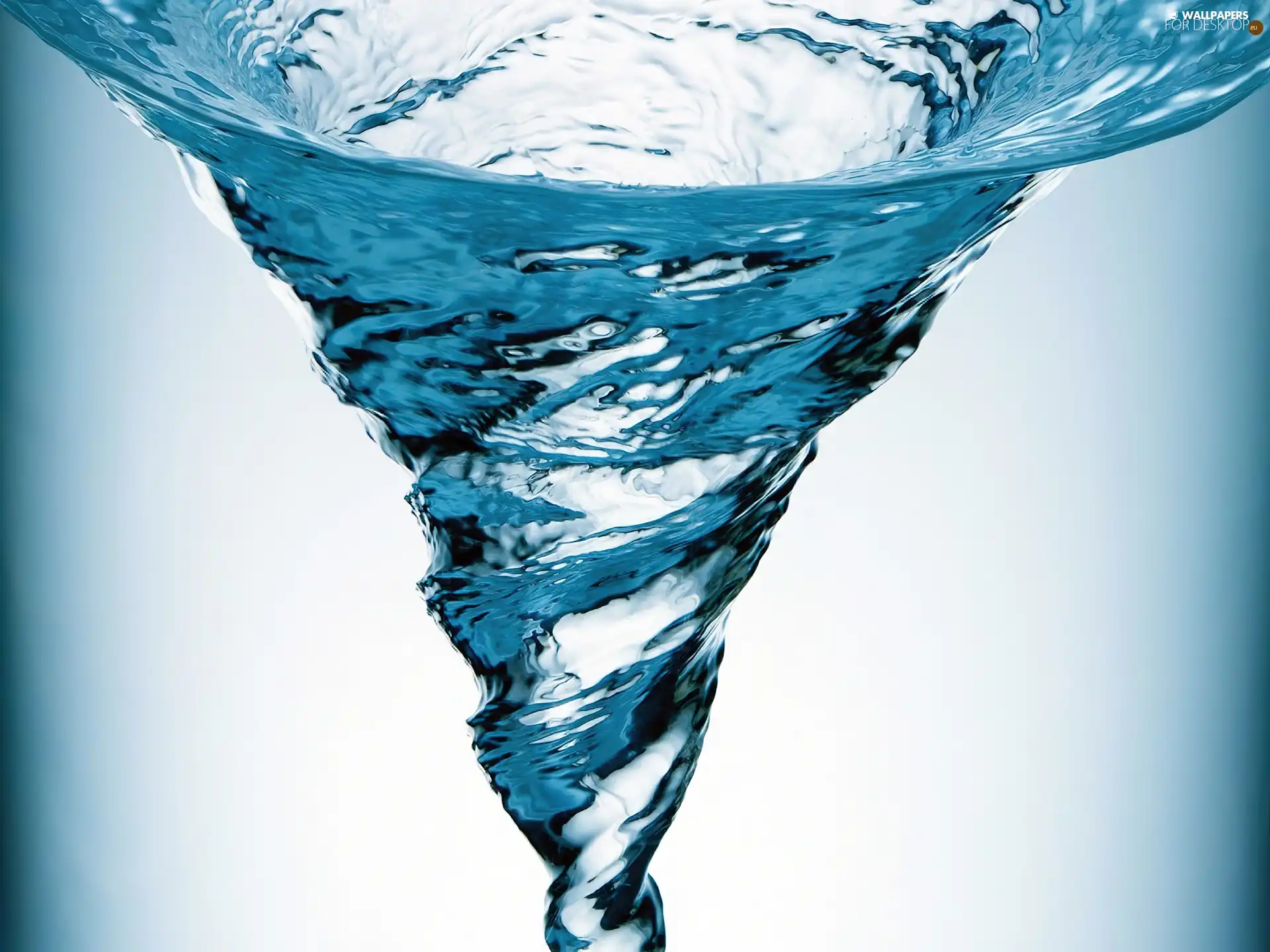 water, funnel