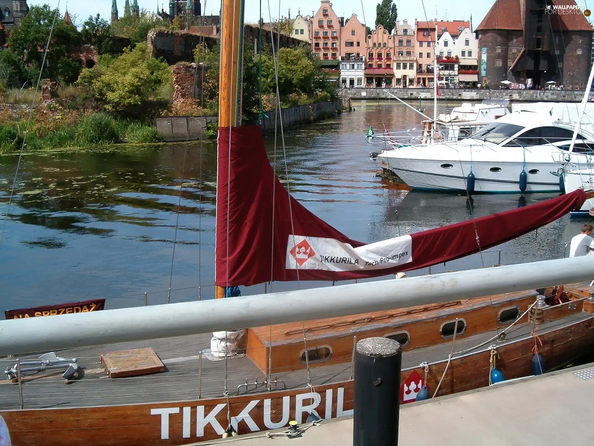 Gdańsk, Yacht, galena