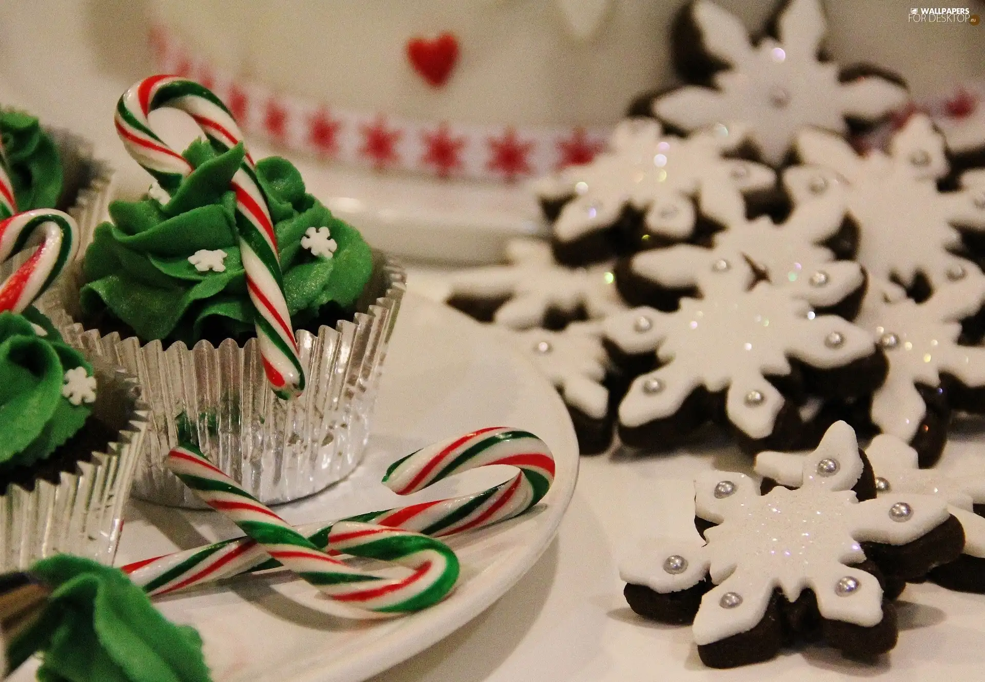 ginger, Muffins, glace