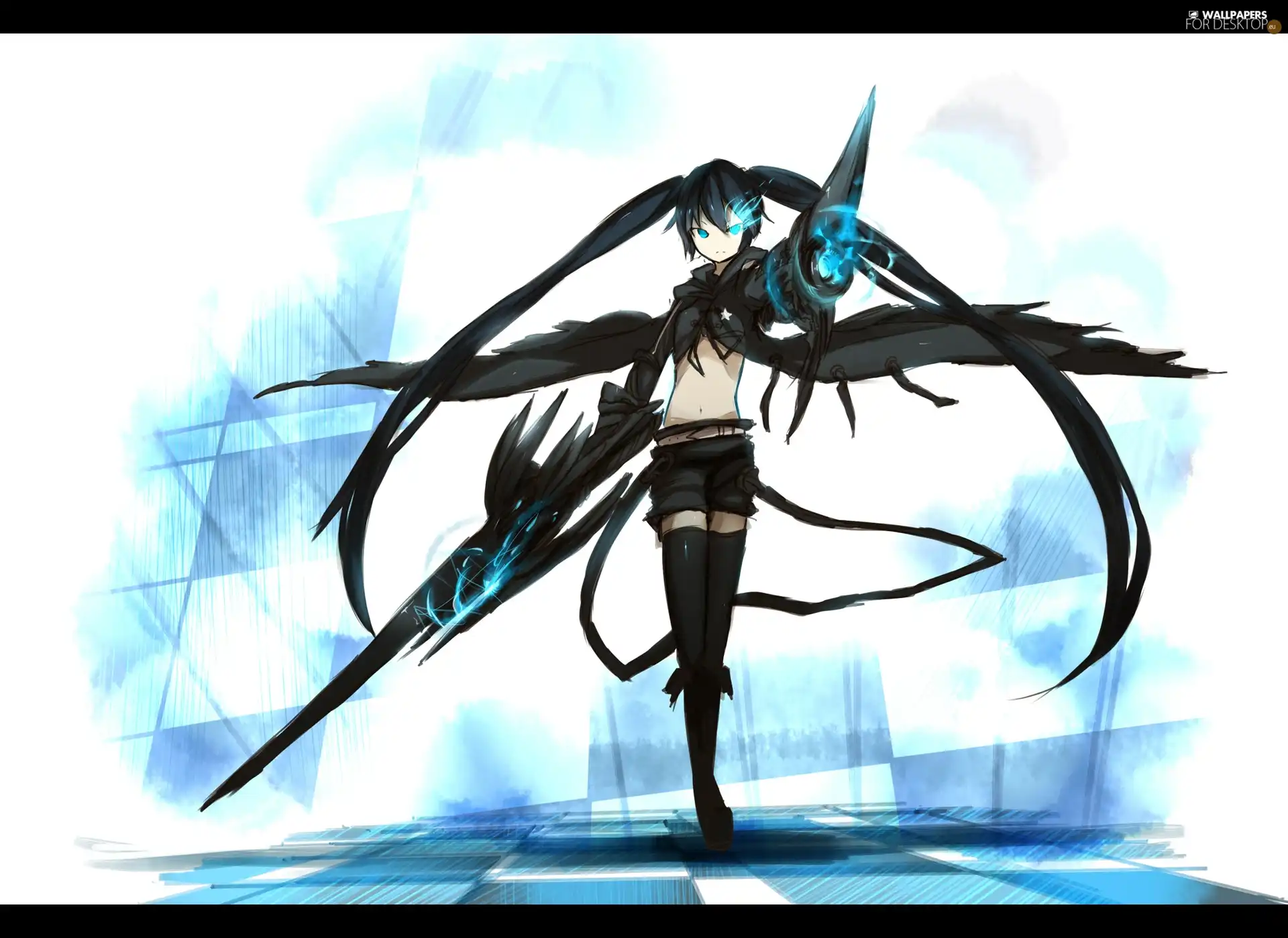 Black Rock Shooter, girl