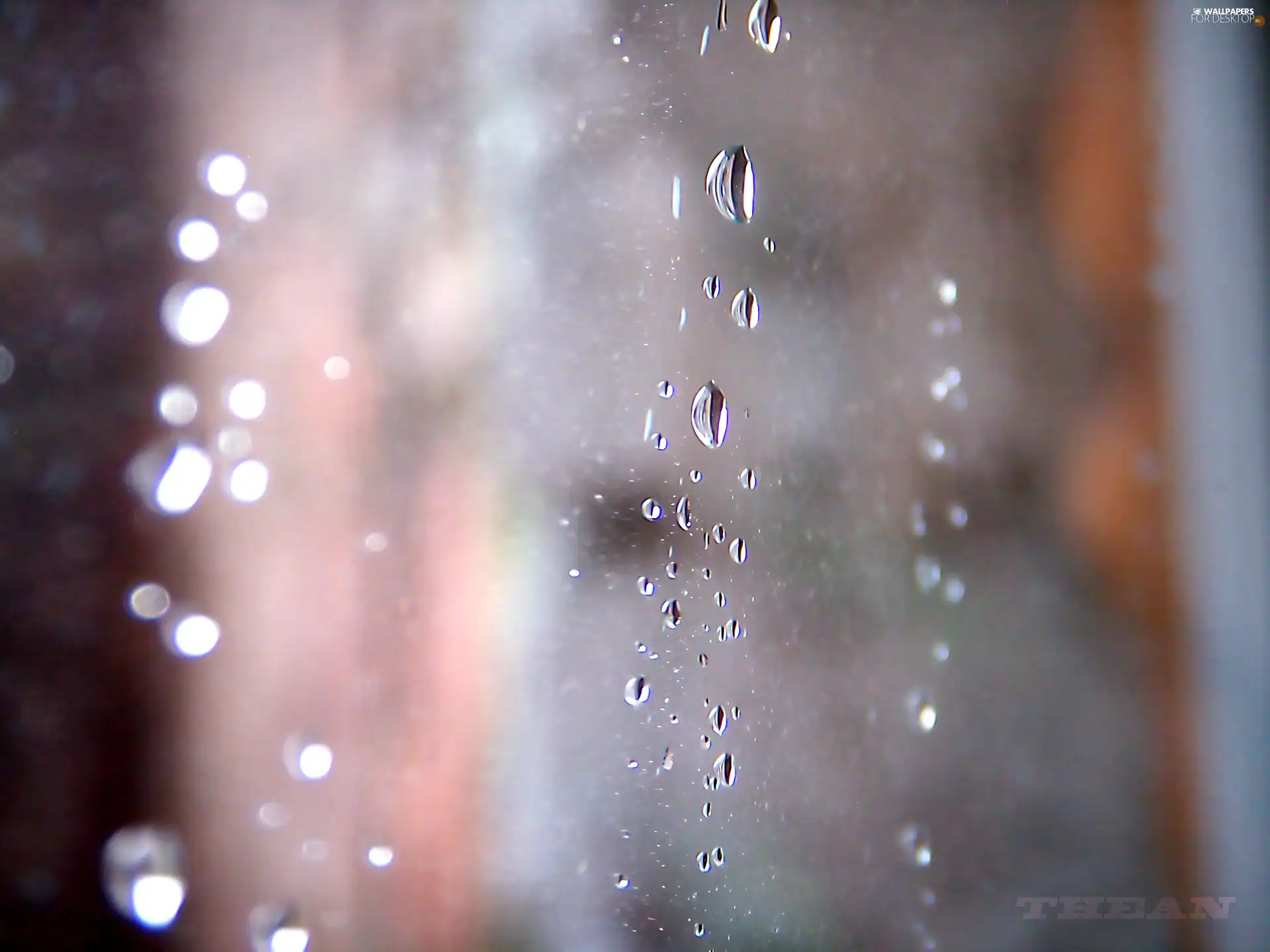 Rain, Glass