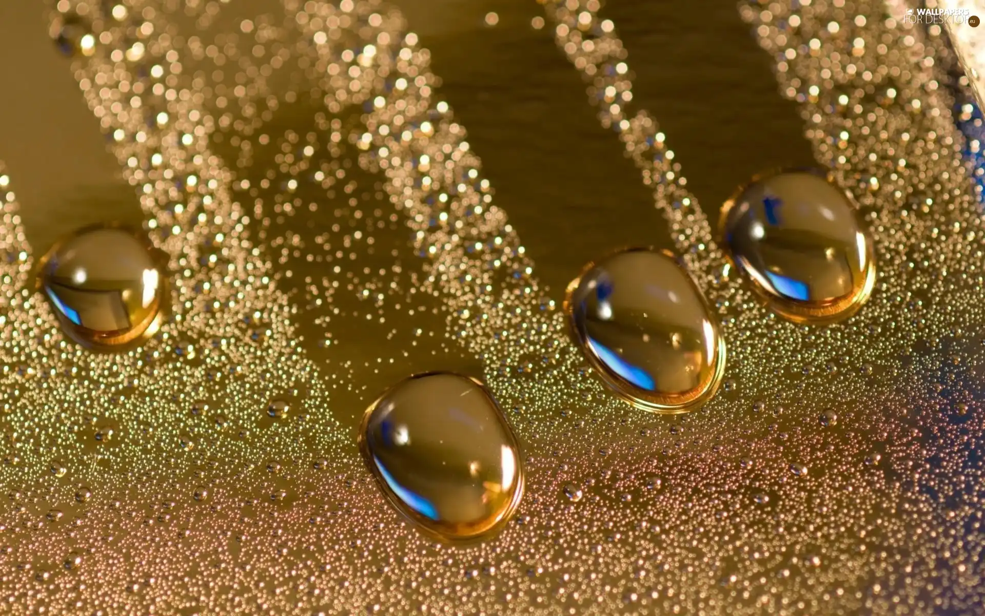 glass, drops, water