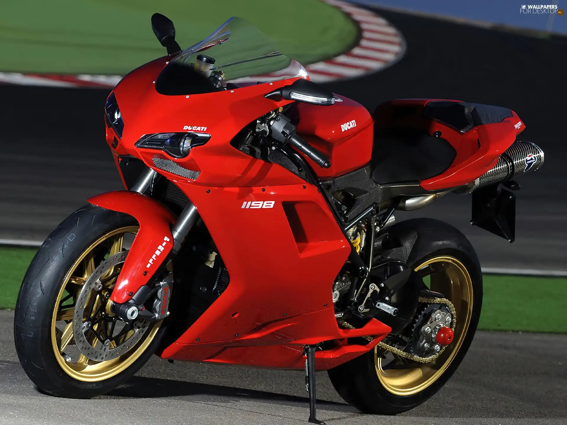 wheels, Ducati 1198, Golden