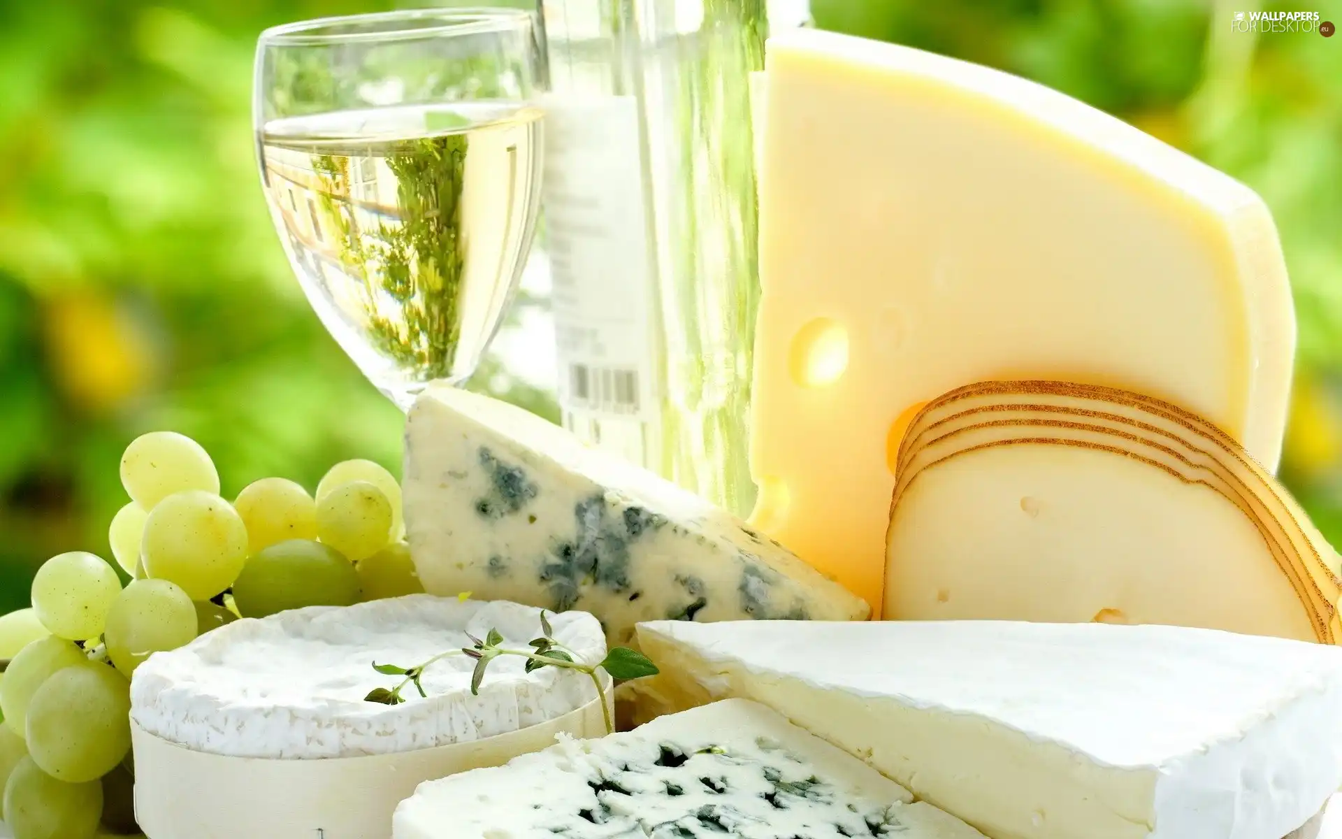 Grapes, Wine, Cheese