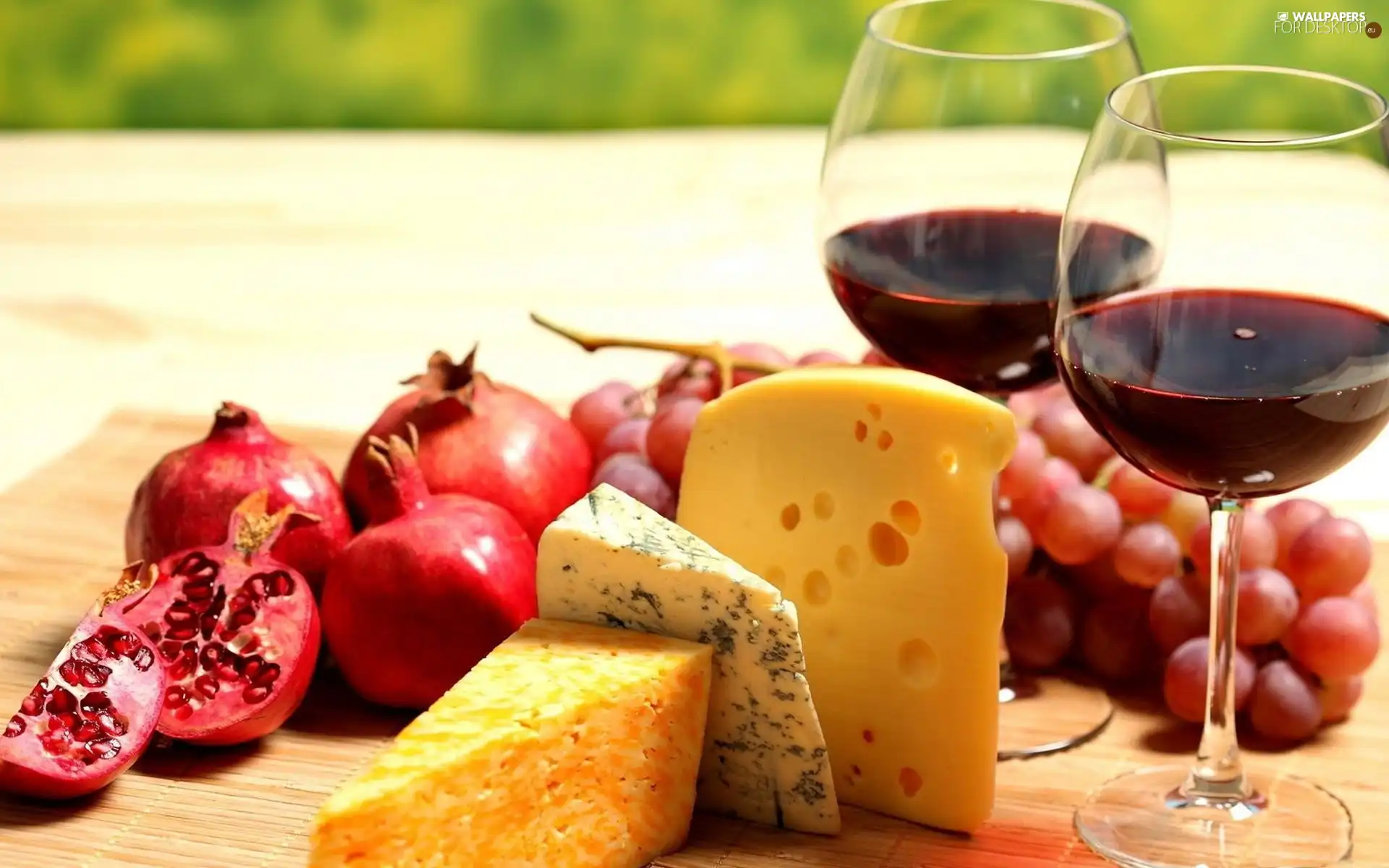 Wine, Cheese, Grapes, grenades