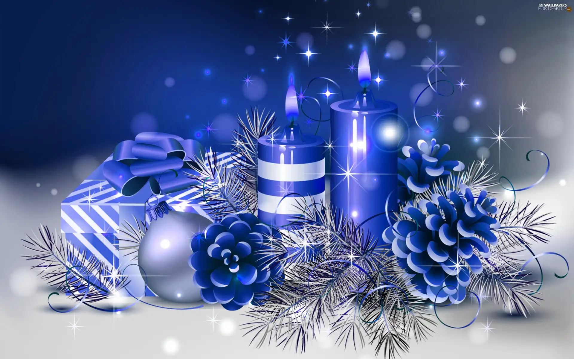 blue, christmas, graphics, headdress