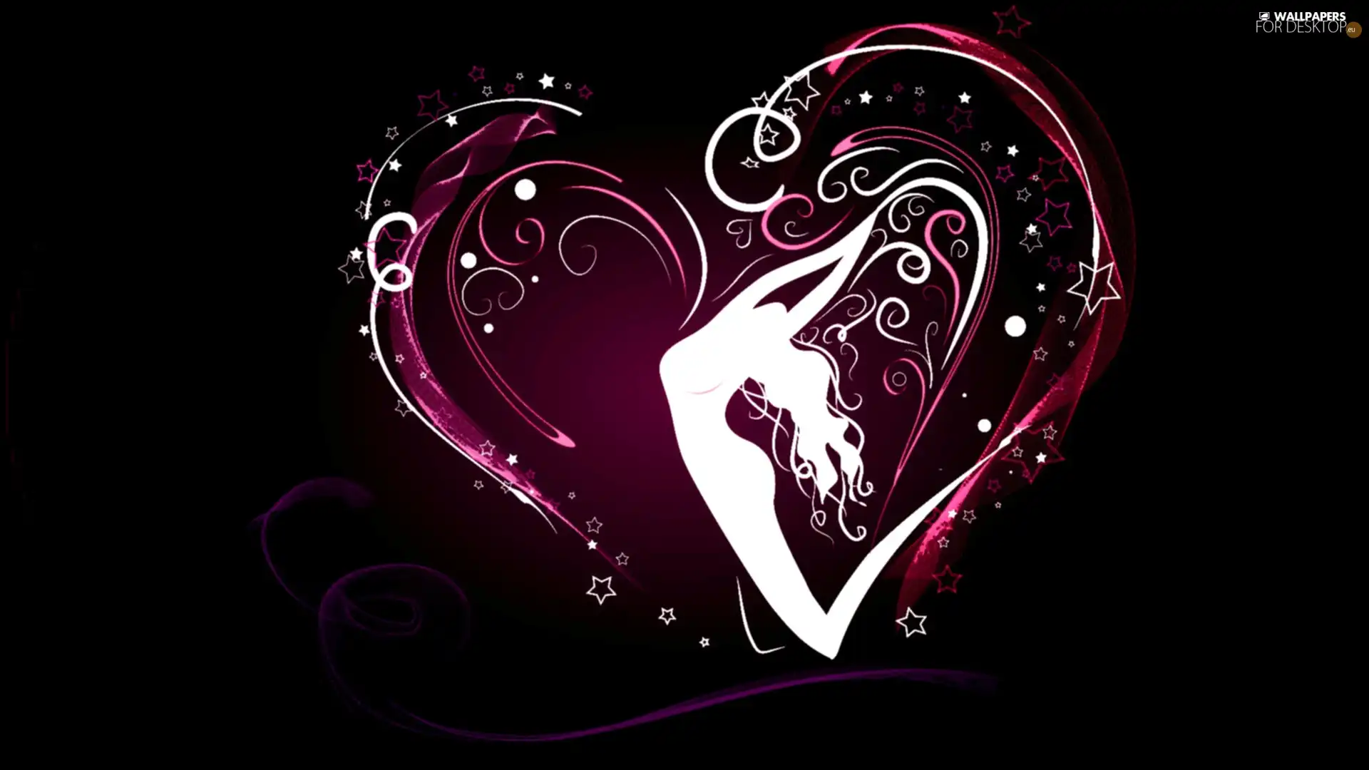 graphics, Heart, Women