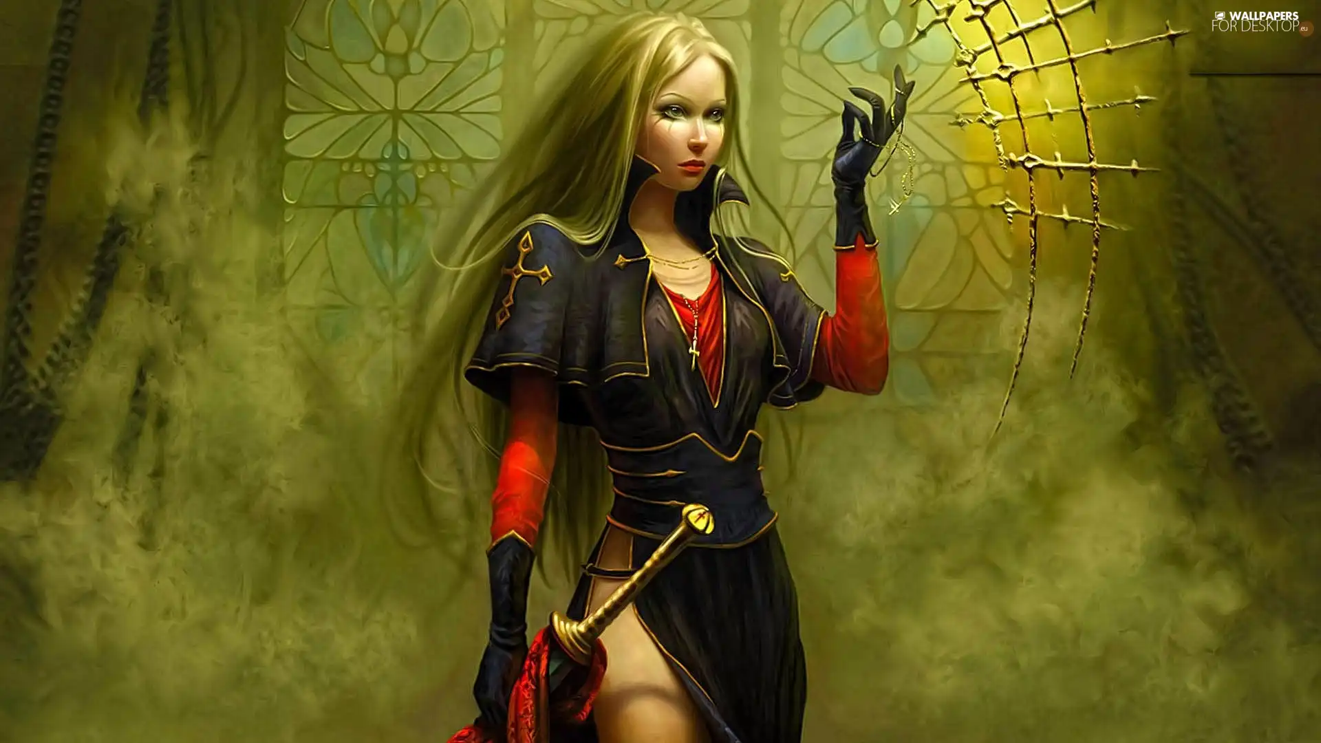 Women, sword, graphics, costume