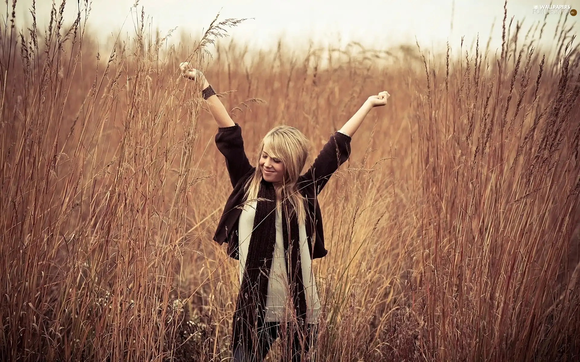 grass, Women, high