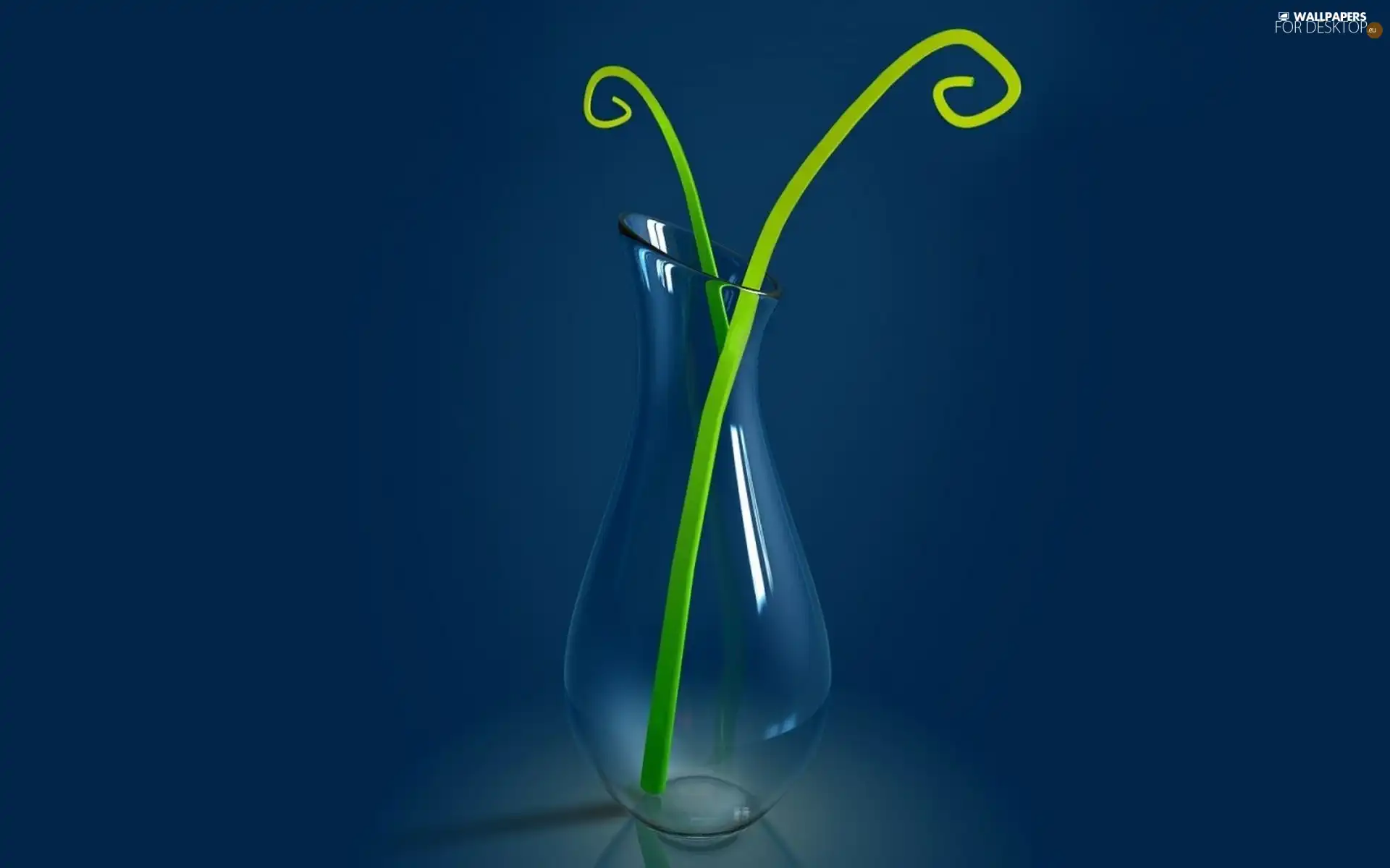 stems, Vase, green ones