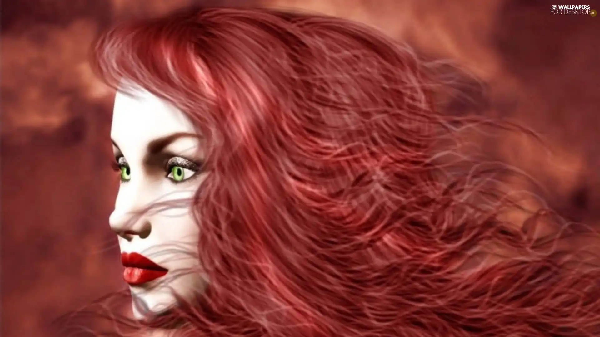 Hair, Women, Red