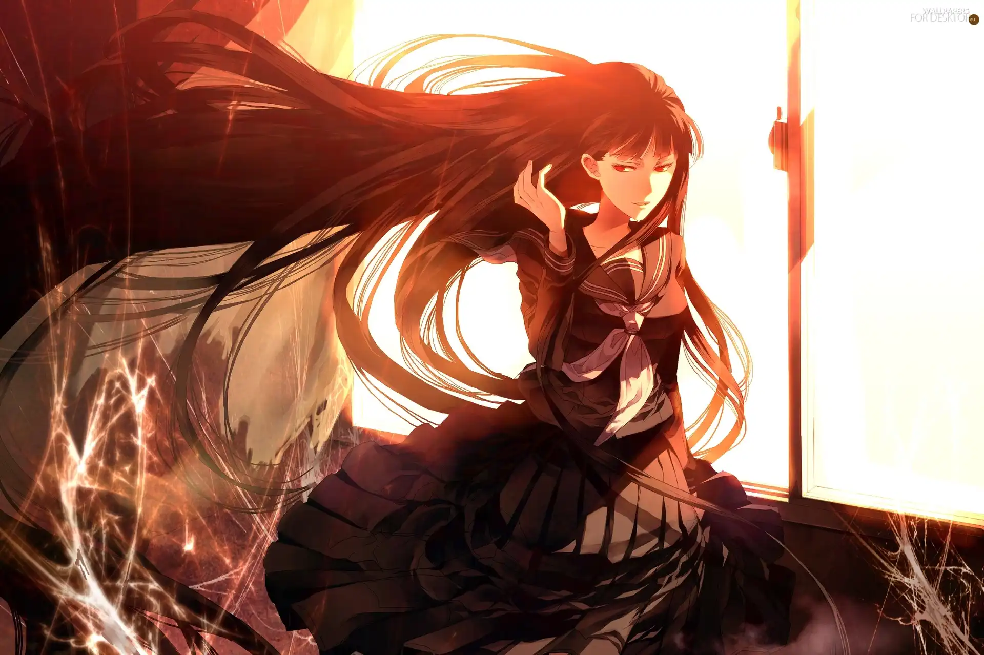 Hair, Women, Wind