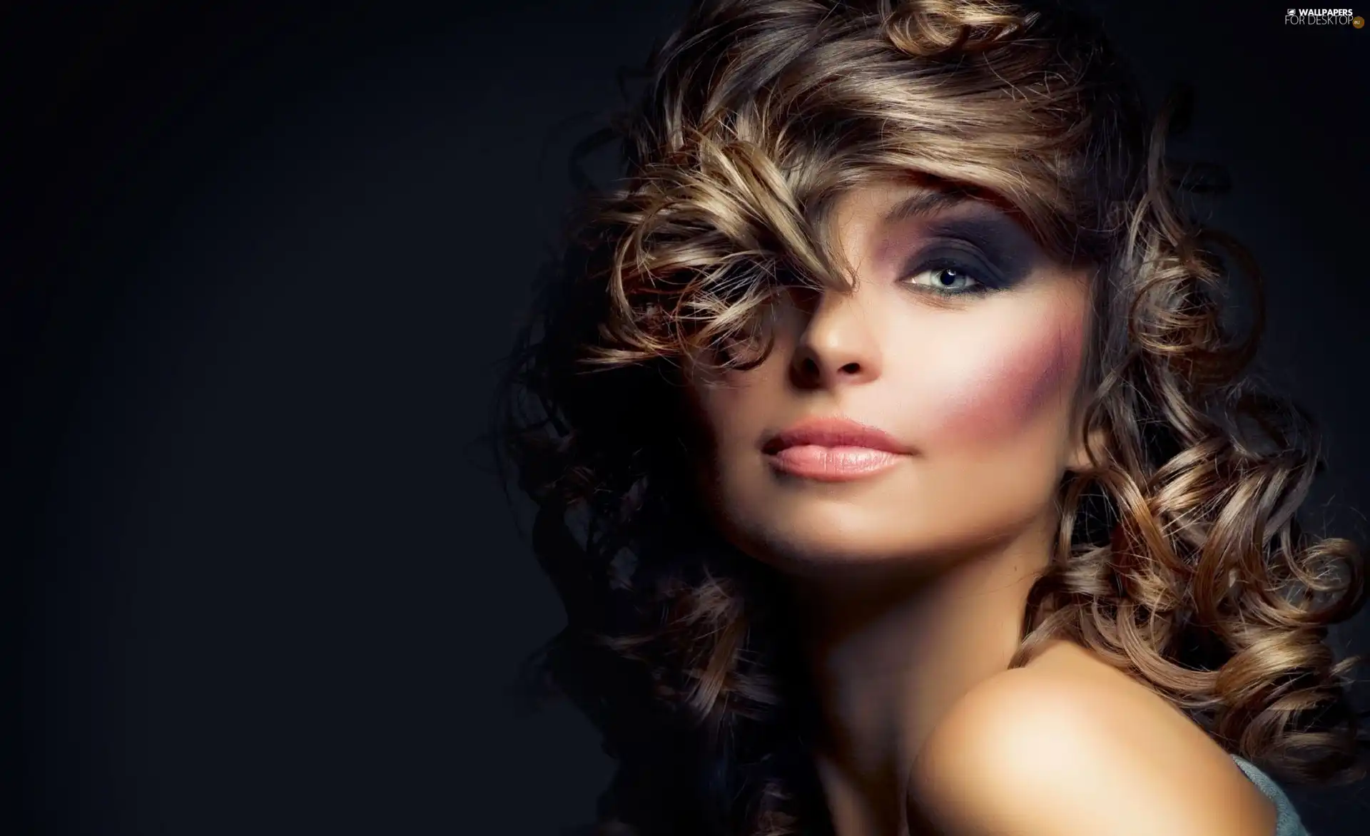 Women, make-up, Hair, face
