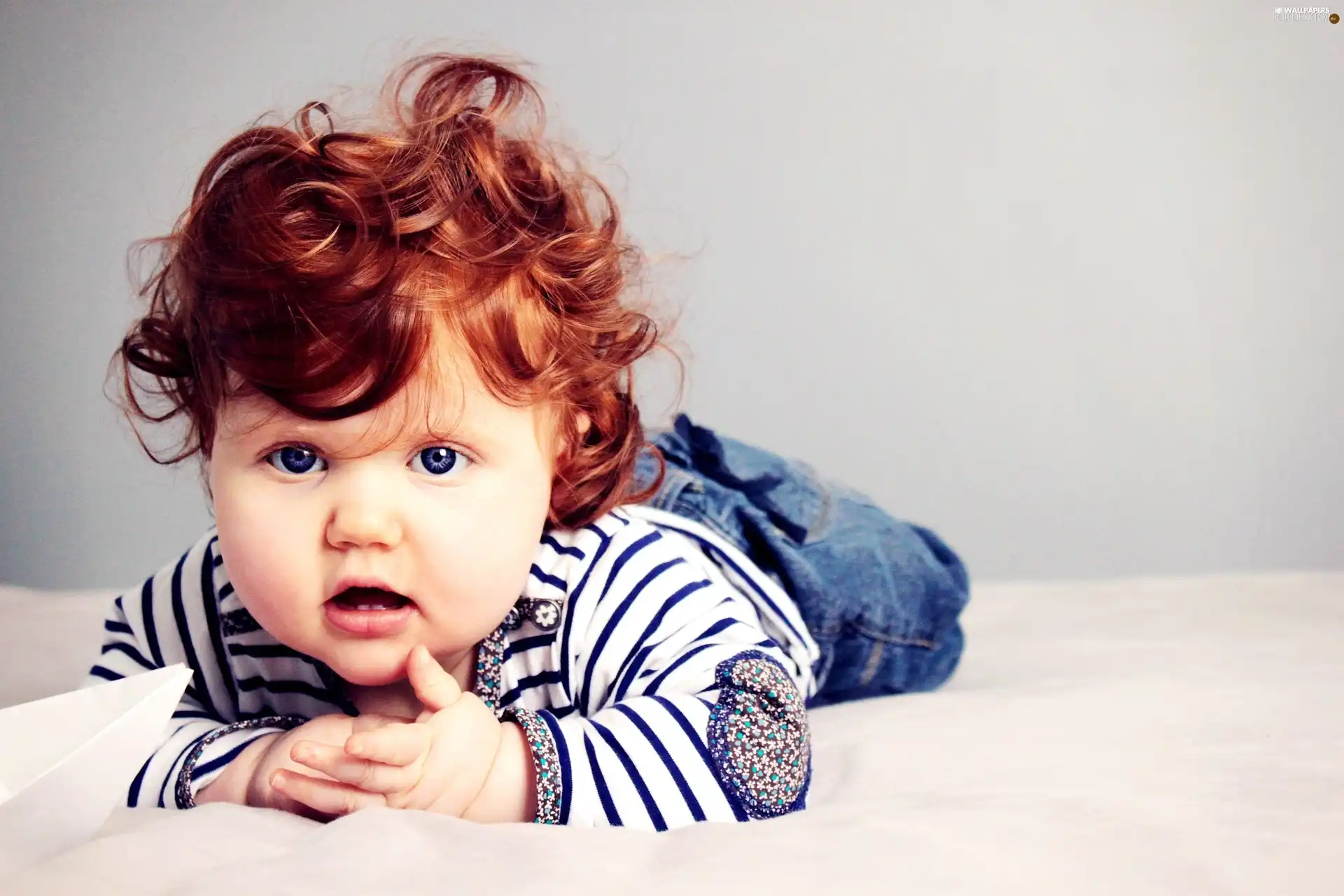 little doggies, red head, Hairs, Kid